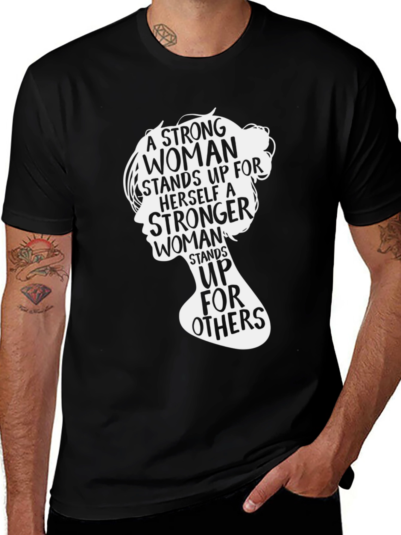 Variant 28 of Empowering Women's Graphic Tee - Stand Up For Others