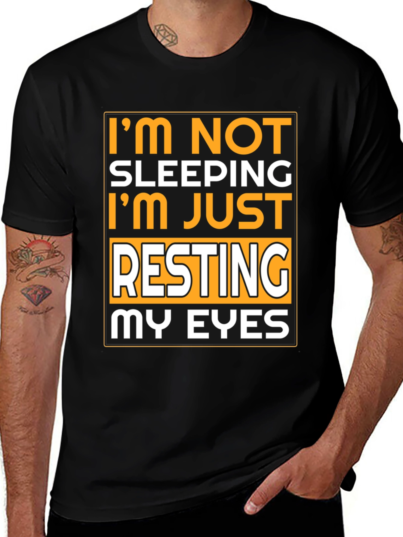 Variant 22 of Funny Resting Eyes T-Shirt
