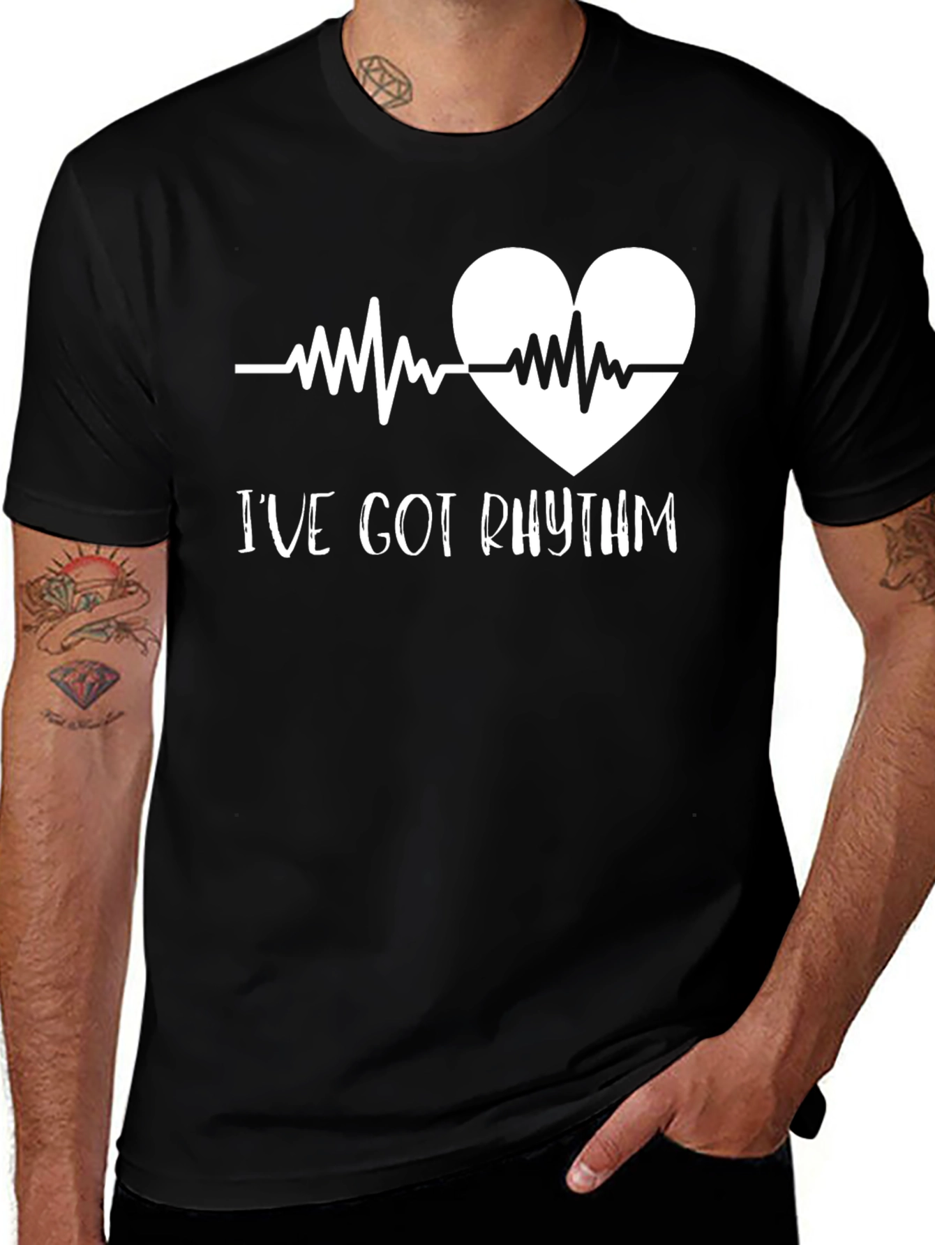 Variant 30 of I've Got Rhythm Heartbeat T-Shirt
