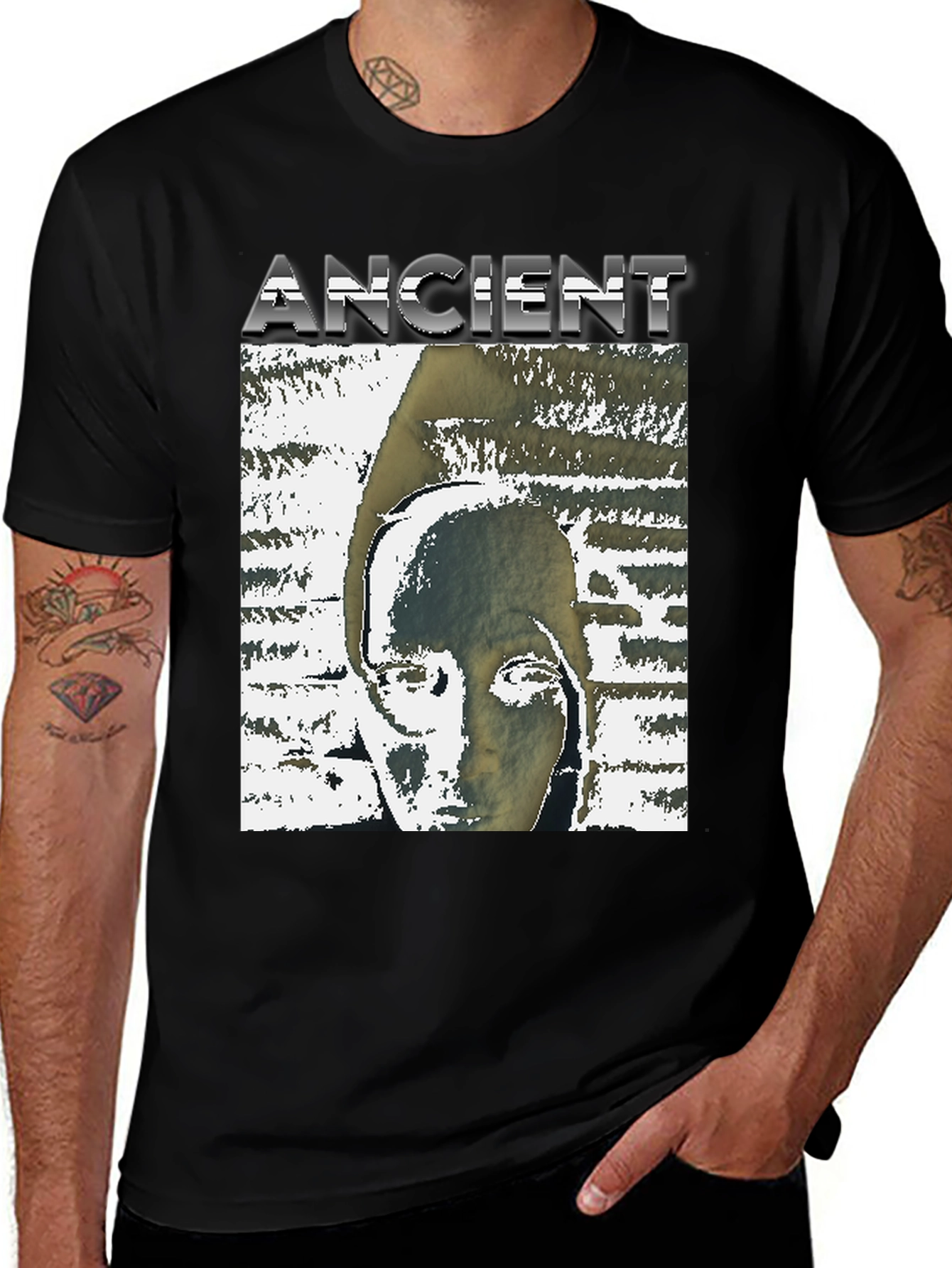 Variant 11 of Ancient Art Graphic Tee - Unique Design