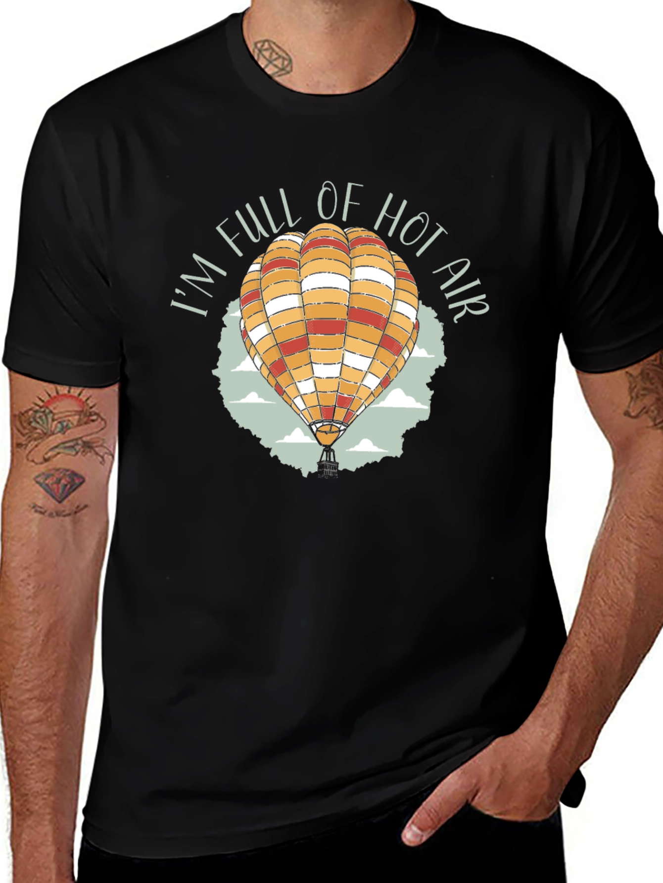 Variant 25 of I'm Full of Hot Air T-Shirt | Novelty Graphic Tee