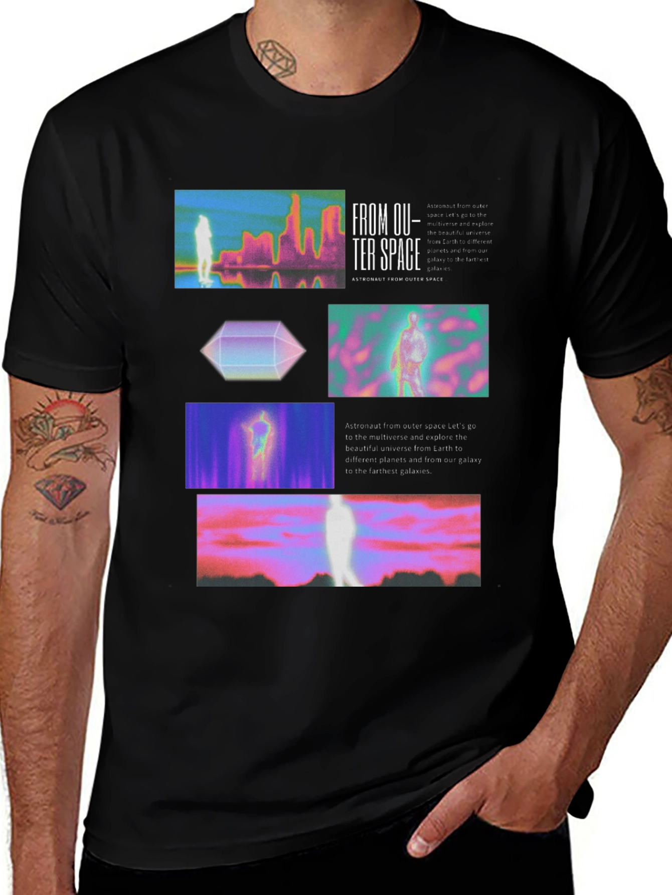 Variant 5 of Outer Space Graphic T-Shirt