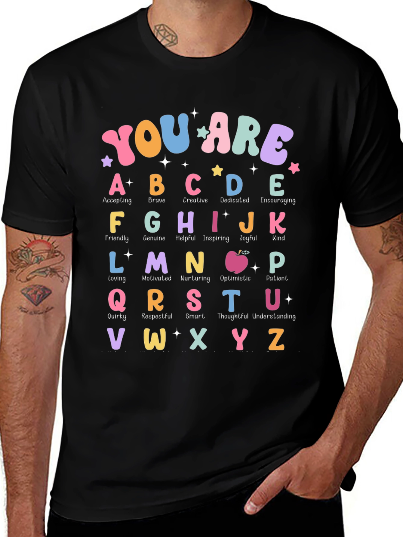 Alphabet Teacher T-Shirt - ABCs You Are