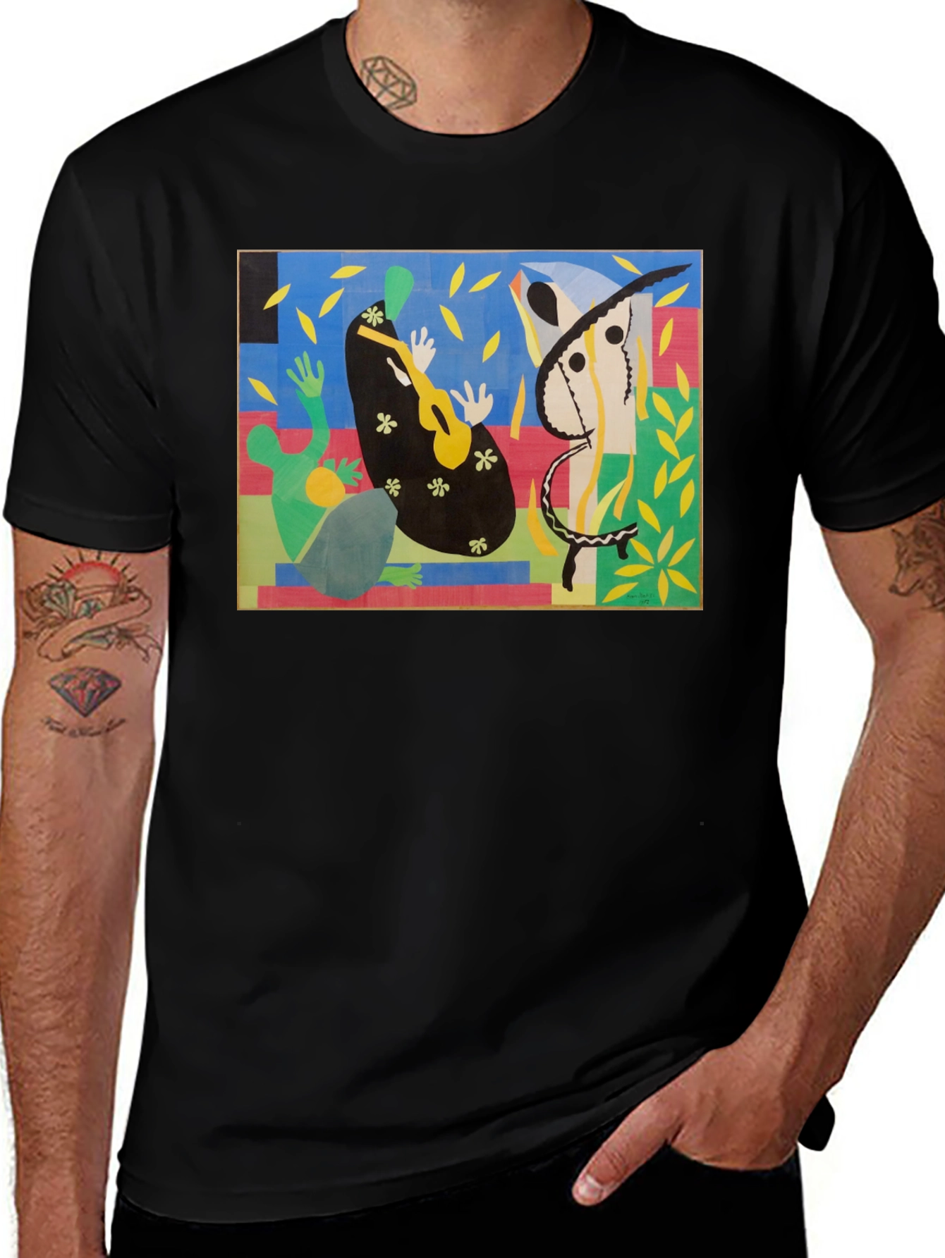 Variant 6 of Abstract Art T-Shirt - Henri Matisse Inspired