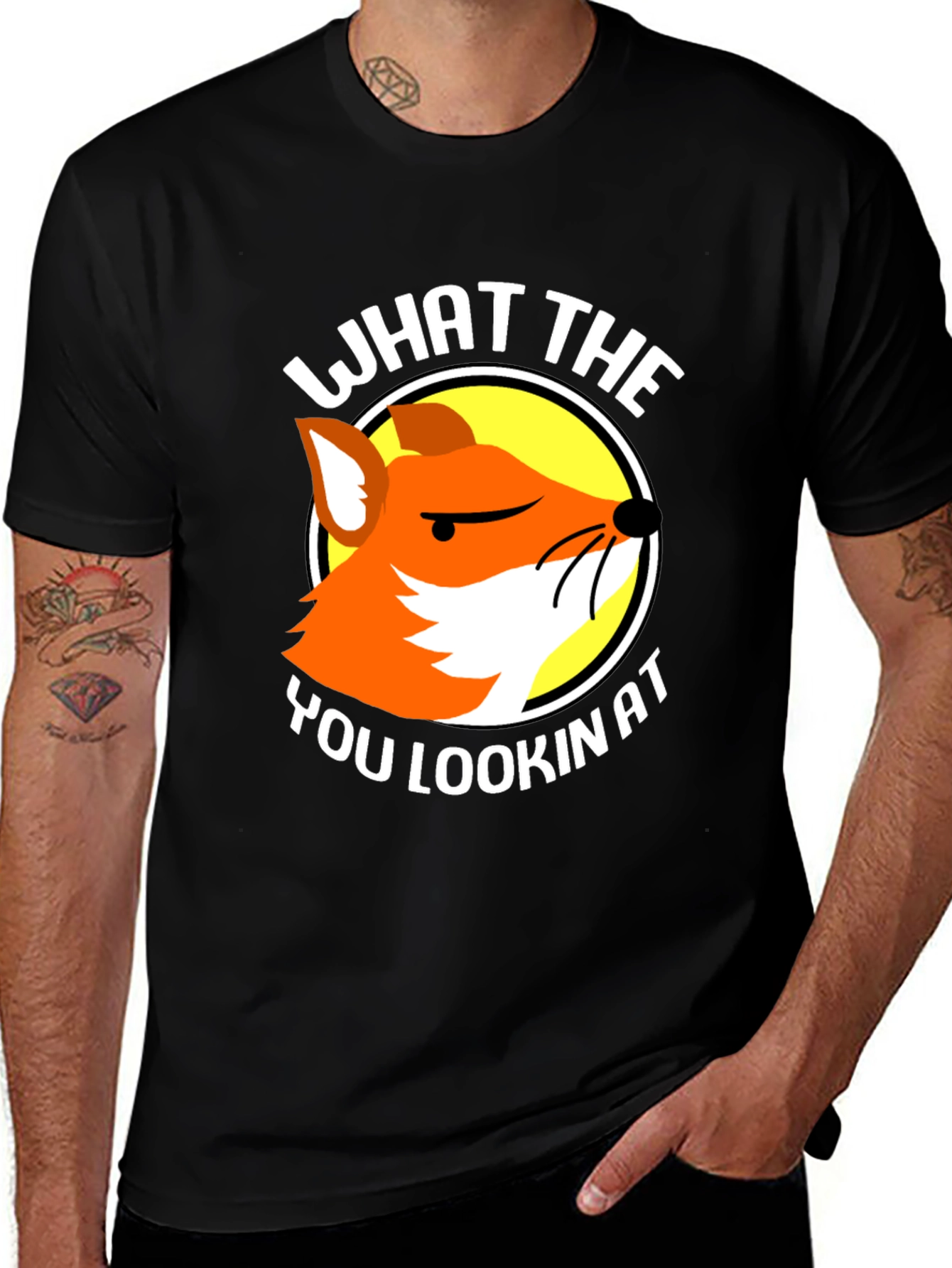 Variant 21 of What the Fox You Lookin At? T-Shirt