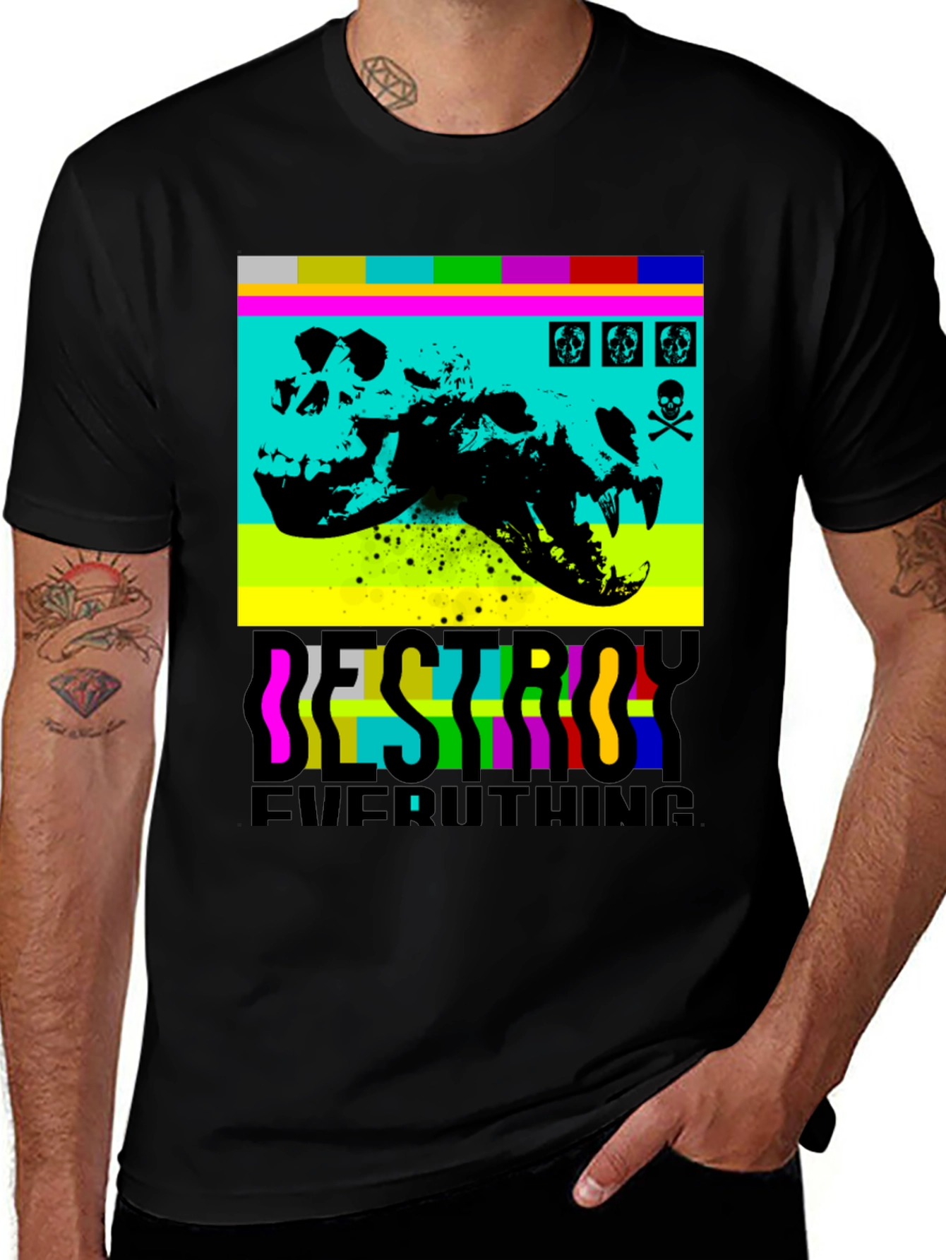 Variant 18 of Destroy Everything Graphic Tee