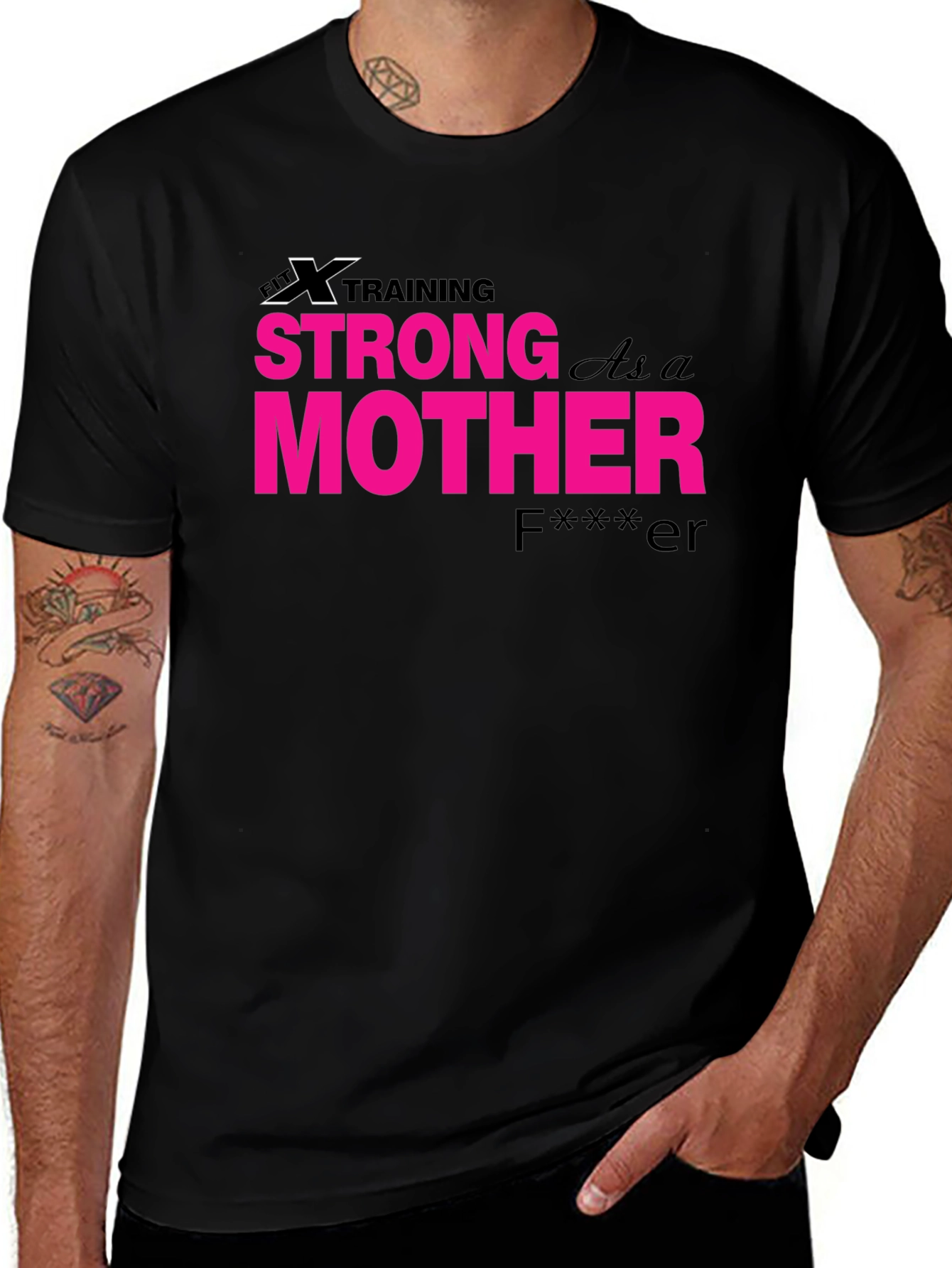 Variant 24 of Strong as a Mother Graphic Tee - Black