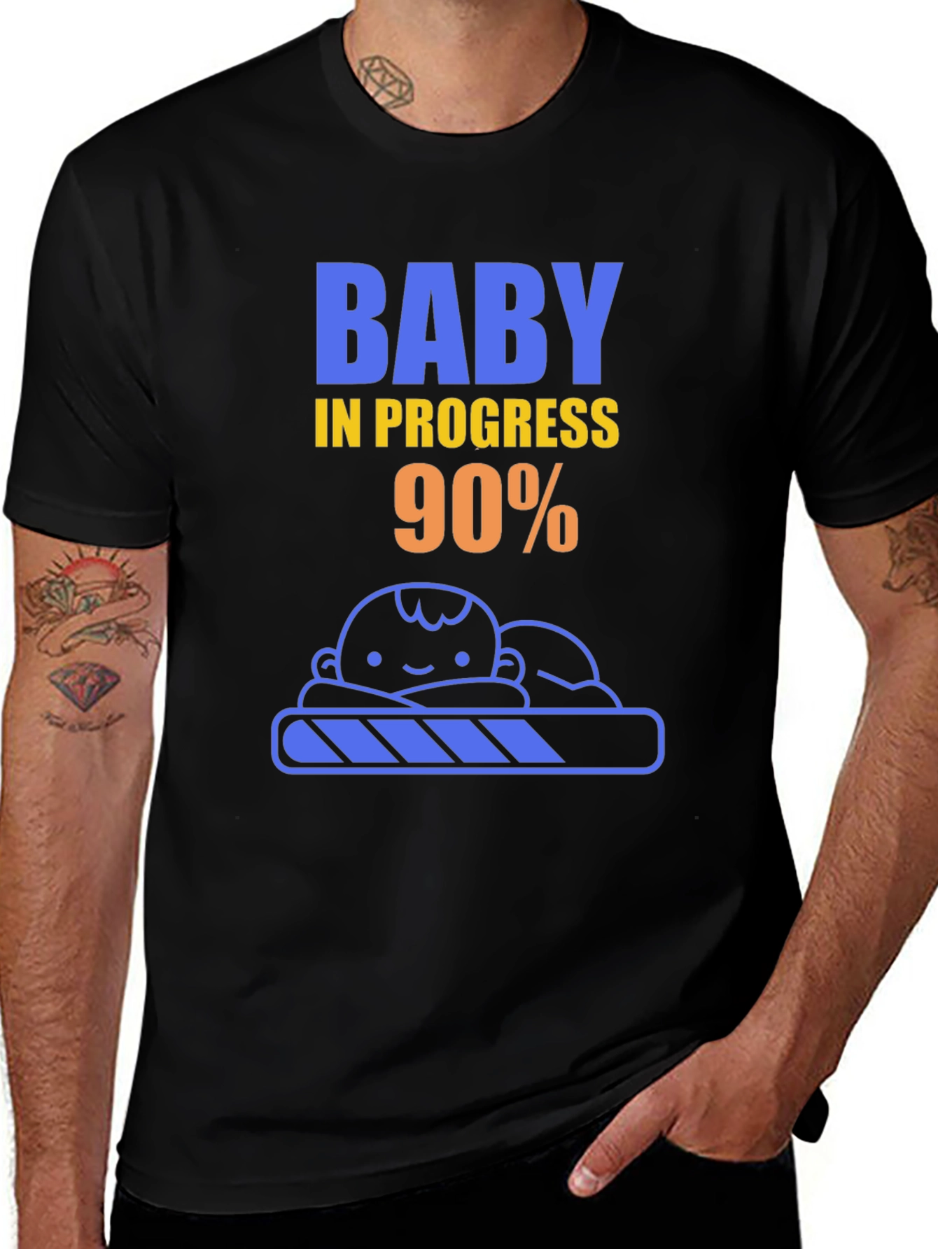Baby in Progress T-Shirt - Pregnancy Announcement Tee