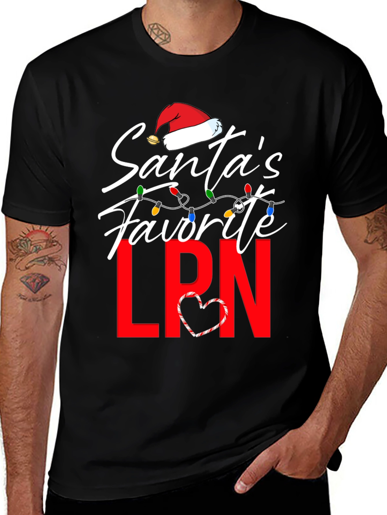Santa's Favorite LPN Christmas T-Shirt