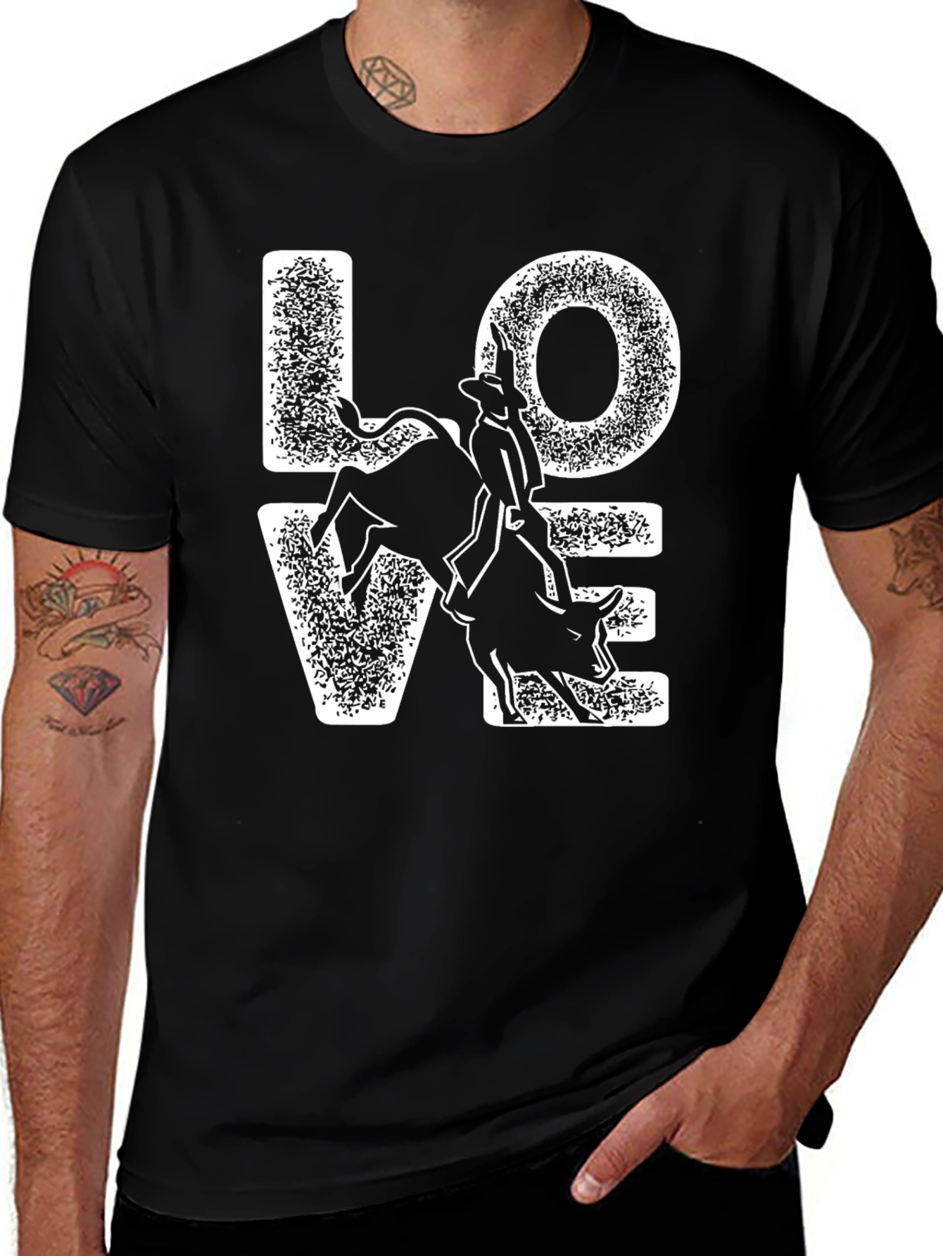 Variant 12 of Love Rodeo Bull Riding Graphic Tee