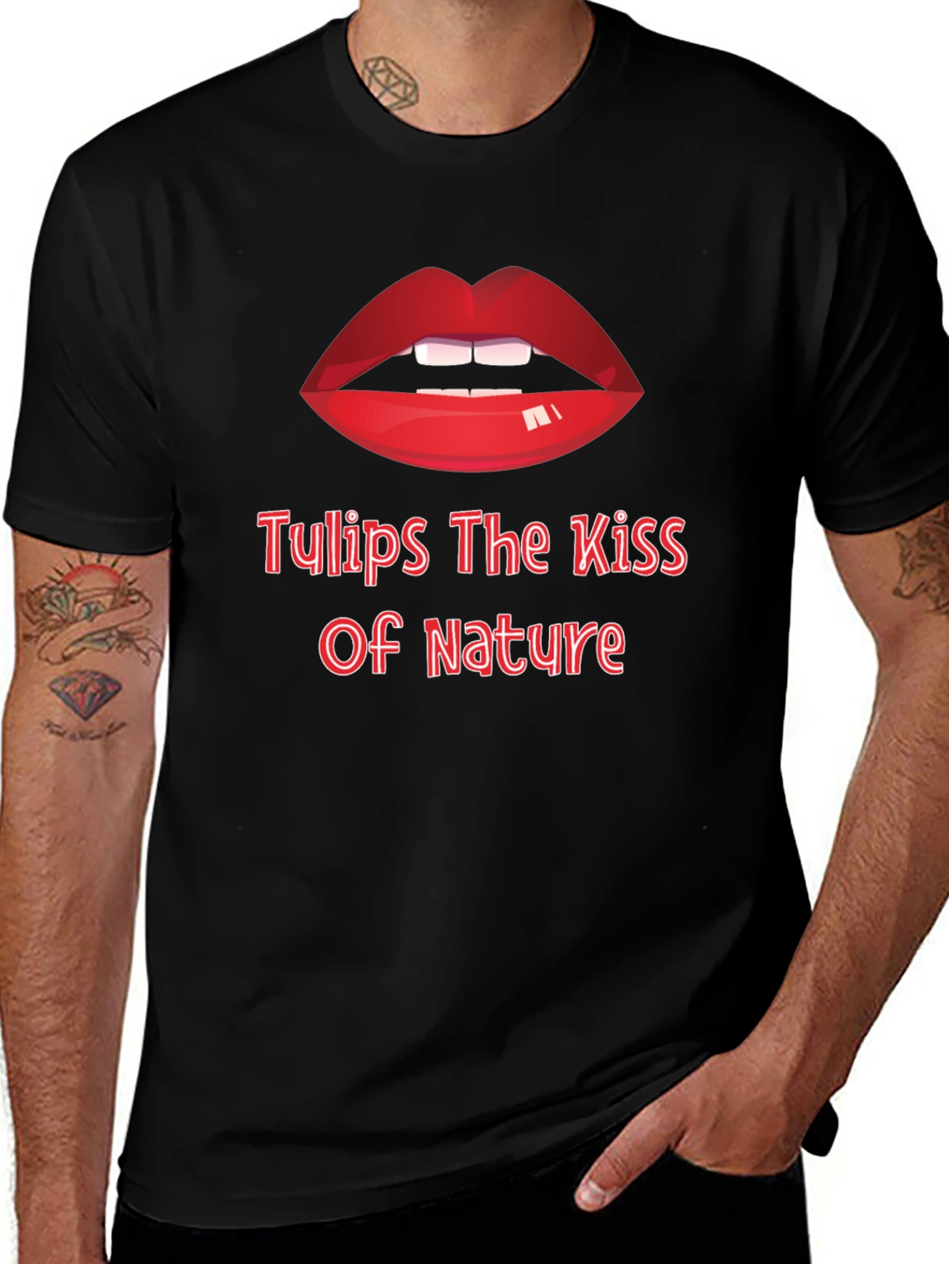 Variant 3 of Tulips The Kiss Of Nature Graphic Tee