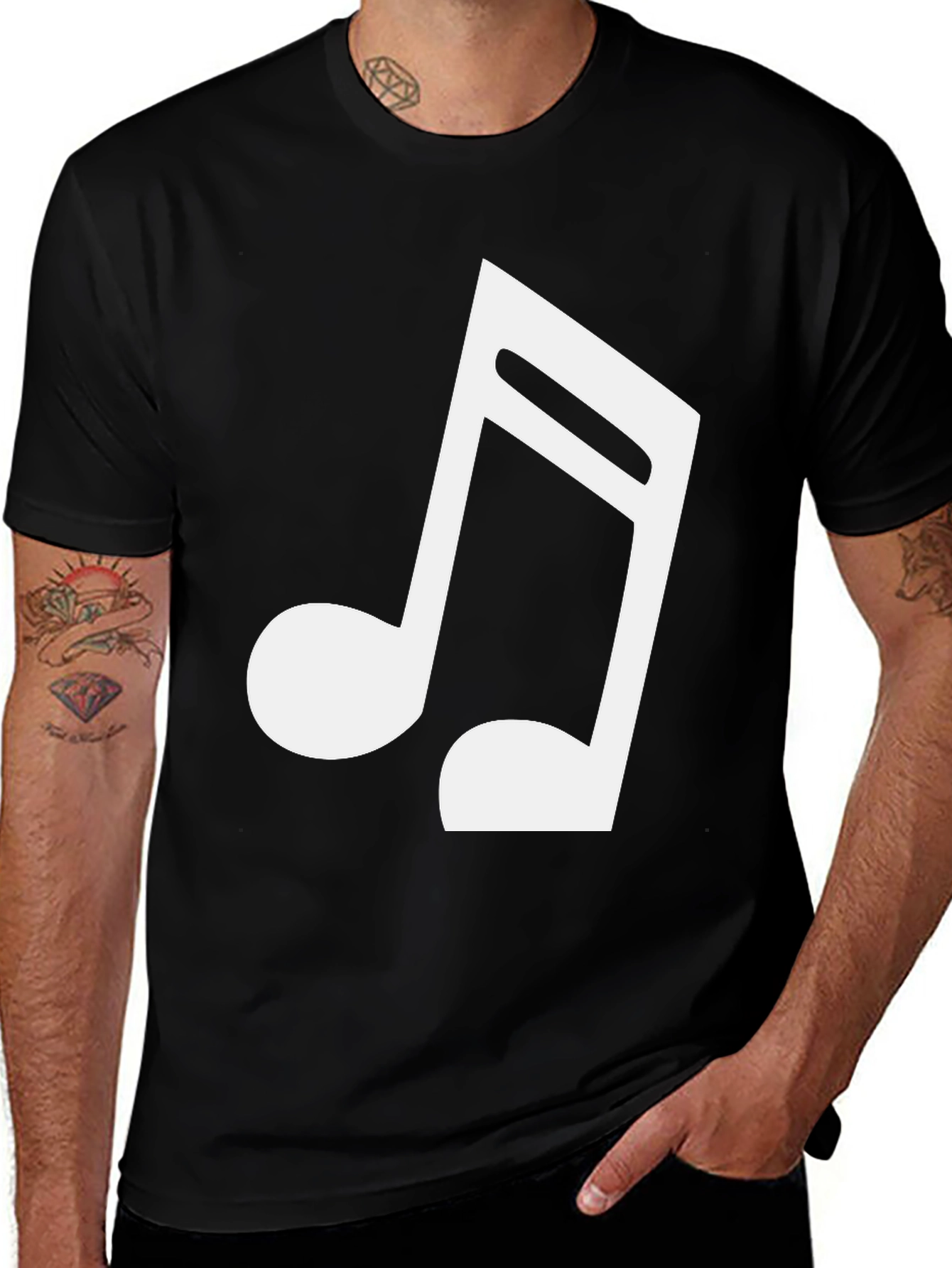 Variant 10 of Musical Note Graphic T-Shirt