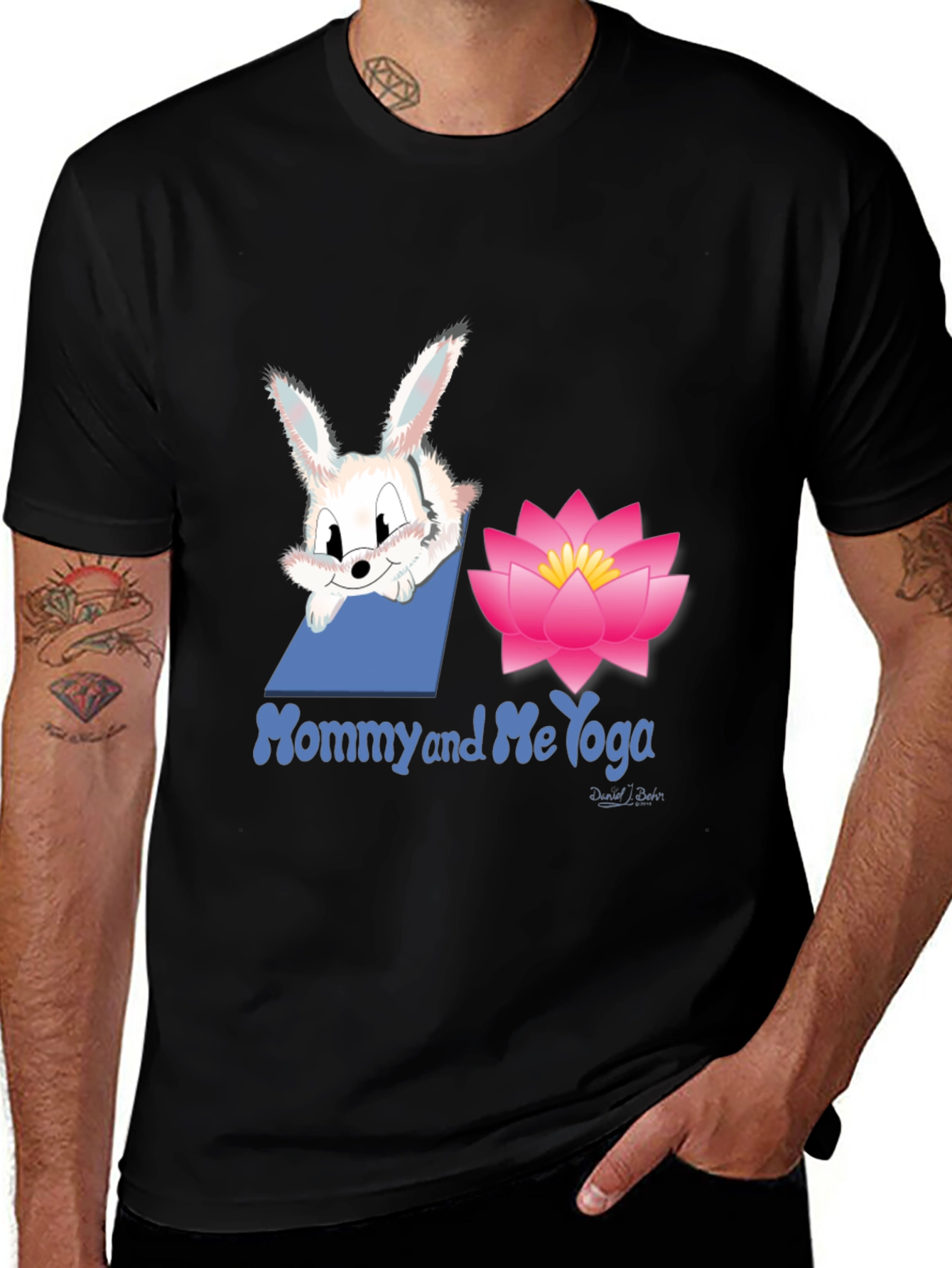 Variant 7 of Mommy and Me Yoga Bunny T-Shirt
