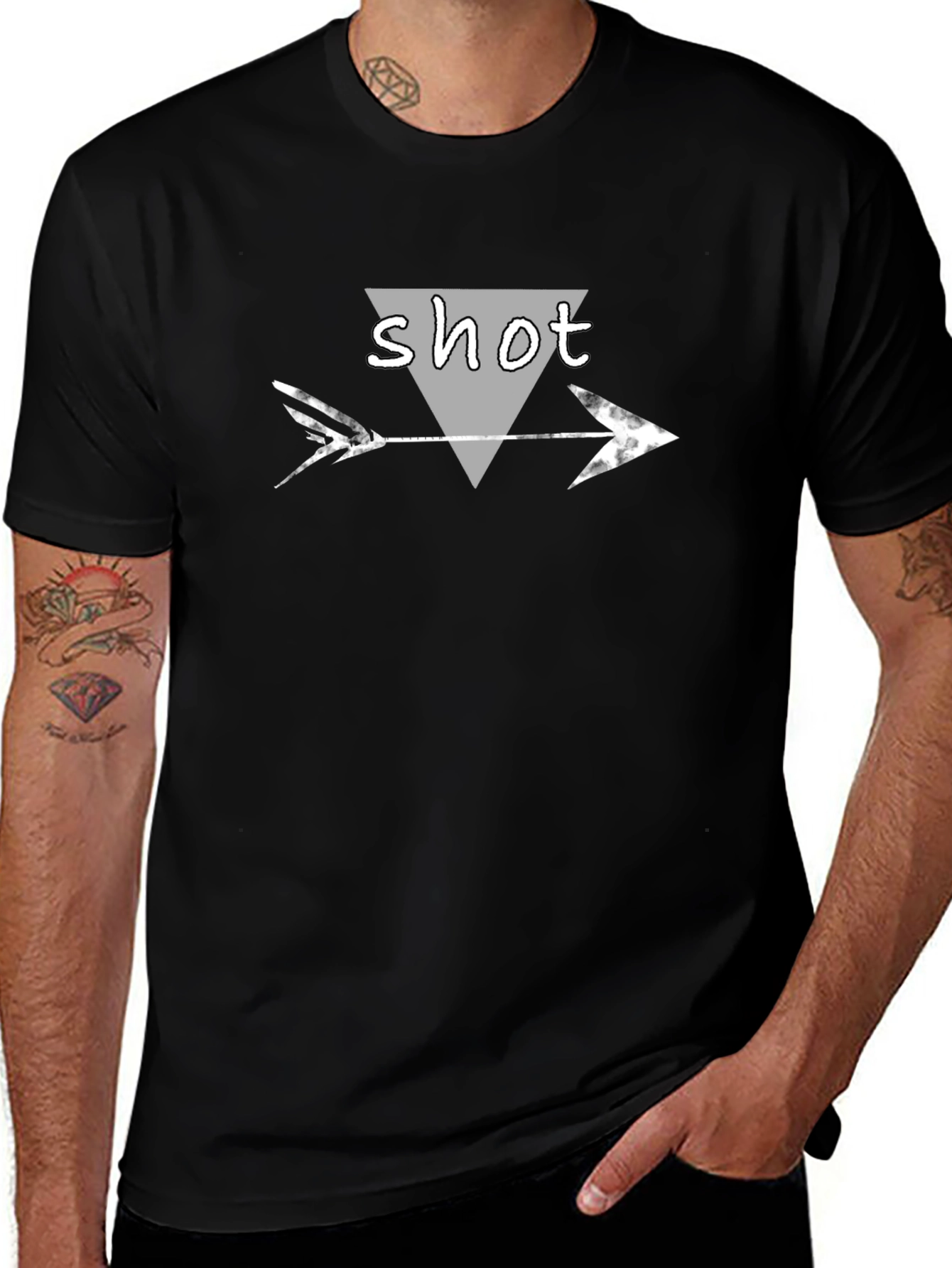 Variant 17 of Shot Arrow T-Shirt - Unisex Graphic Tee