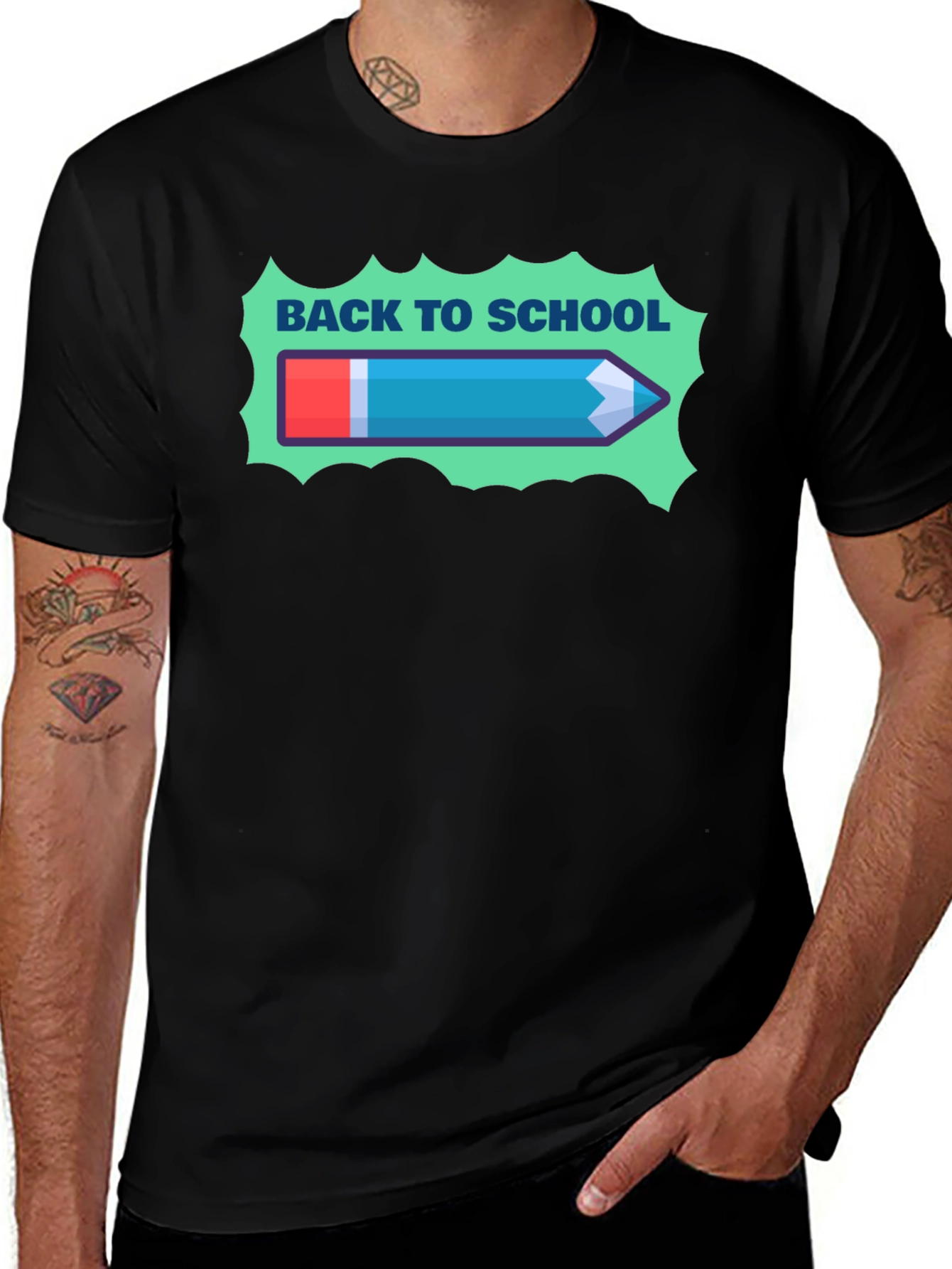 Variant 23 of Back to School Pencil T-Shirt