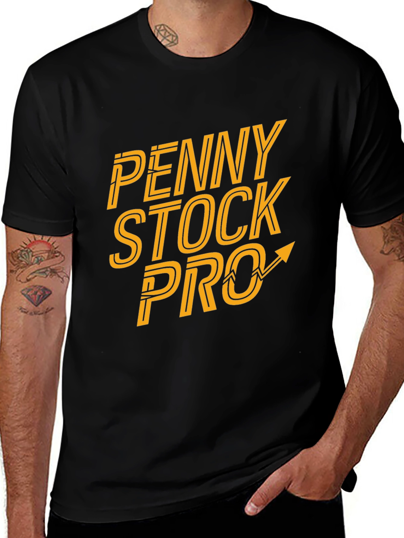 Variant 27 of Penny Stock Pro Black T-Shirt