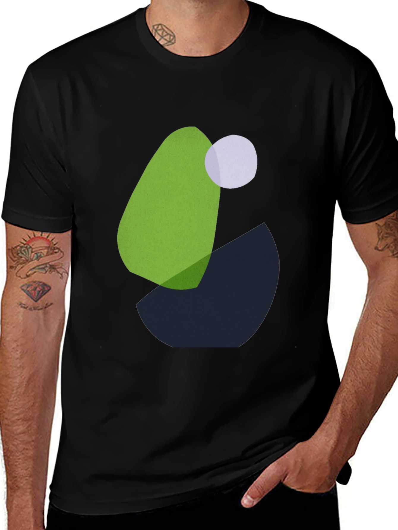 Variant 11 of Abstract Graphic Tee - Modern Art Shirt