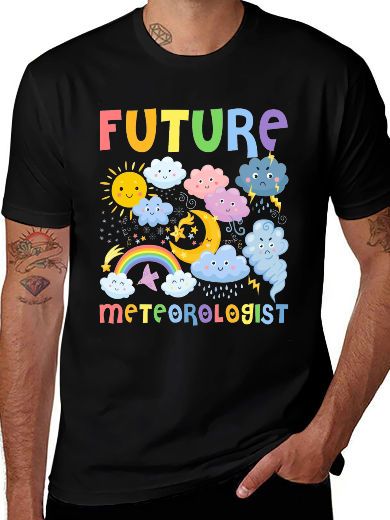 Variant 8 of Future Meteorologist Graphic T-Shirt