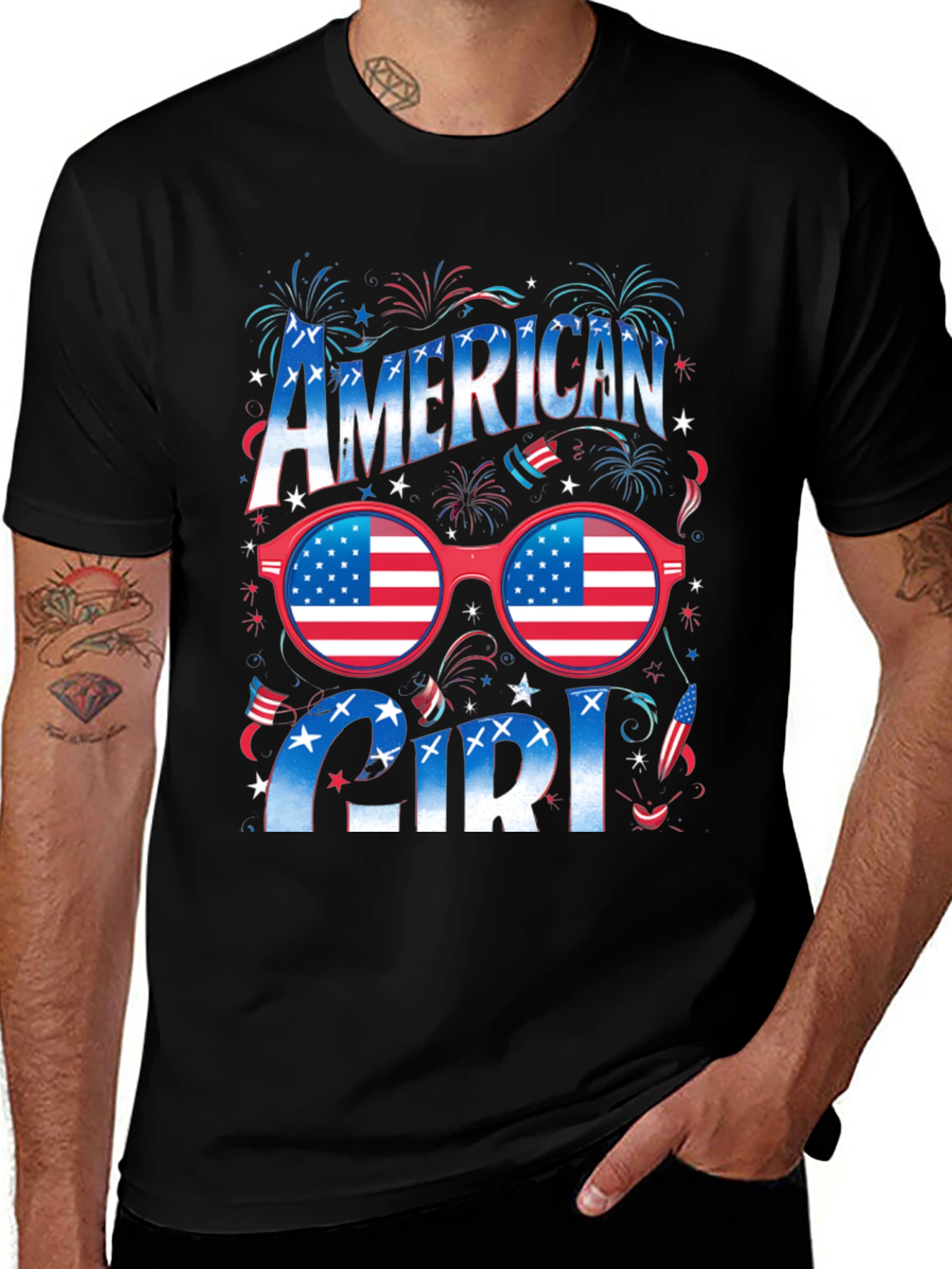 Variant 3 of American Girl Patriotic T-Shirt