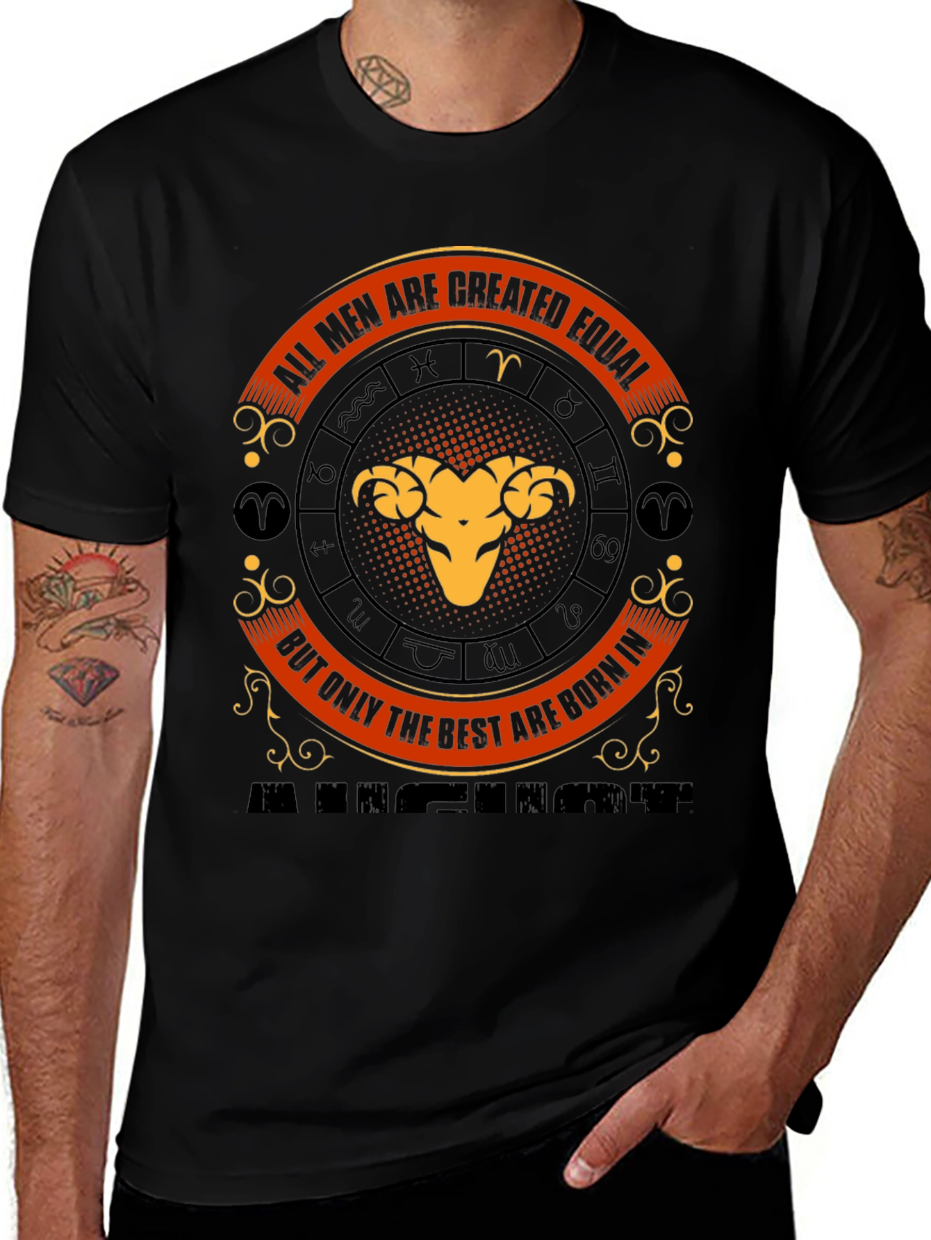 Aries Zodiac T-Shirt - All Men Created Equal