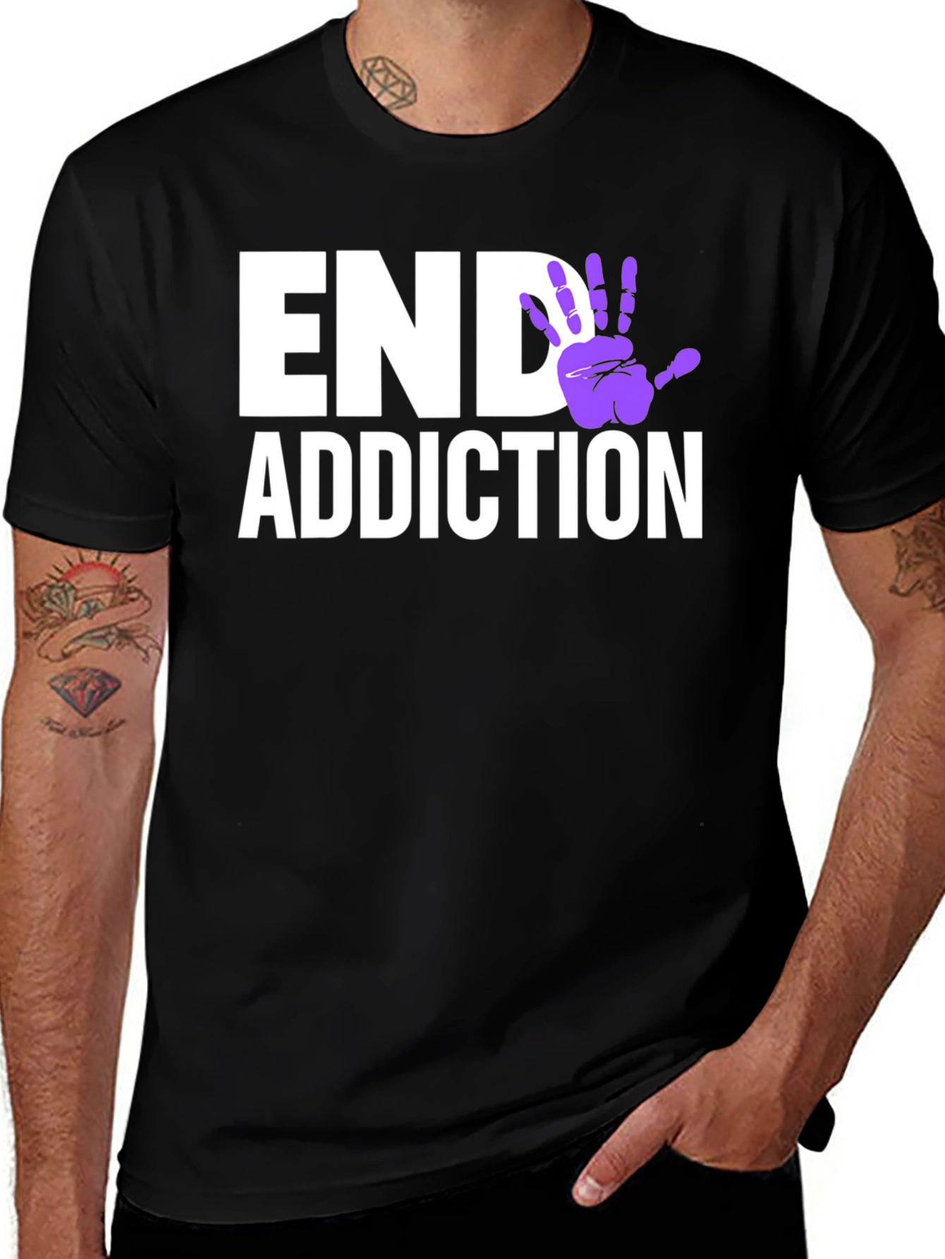 Variant 4 of End Addiction T-Shirt