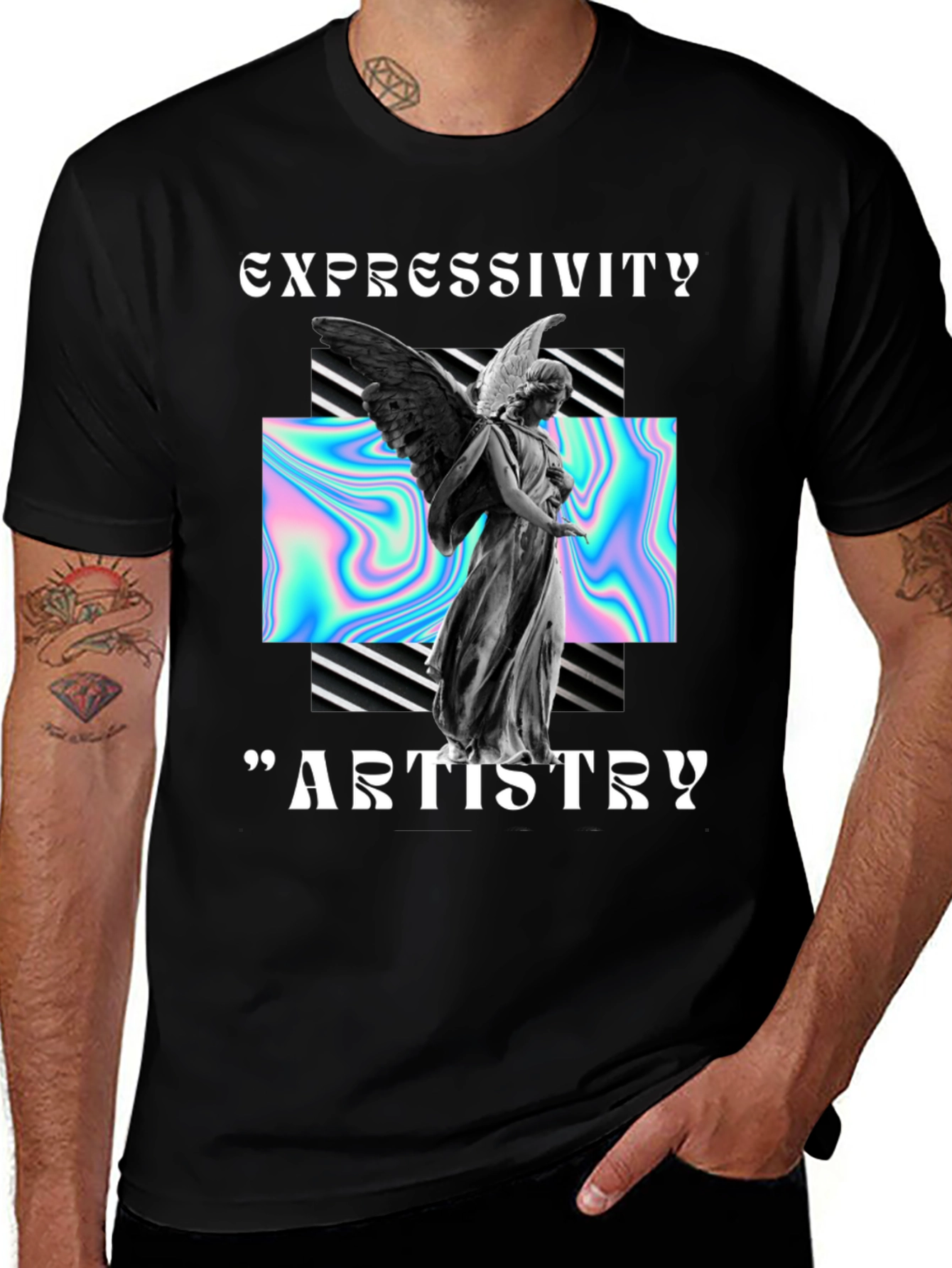 Variant 7 of Expressivity Angel Graphic T-Shirt
