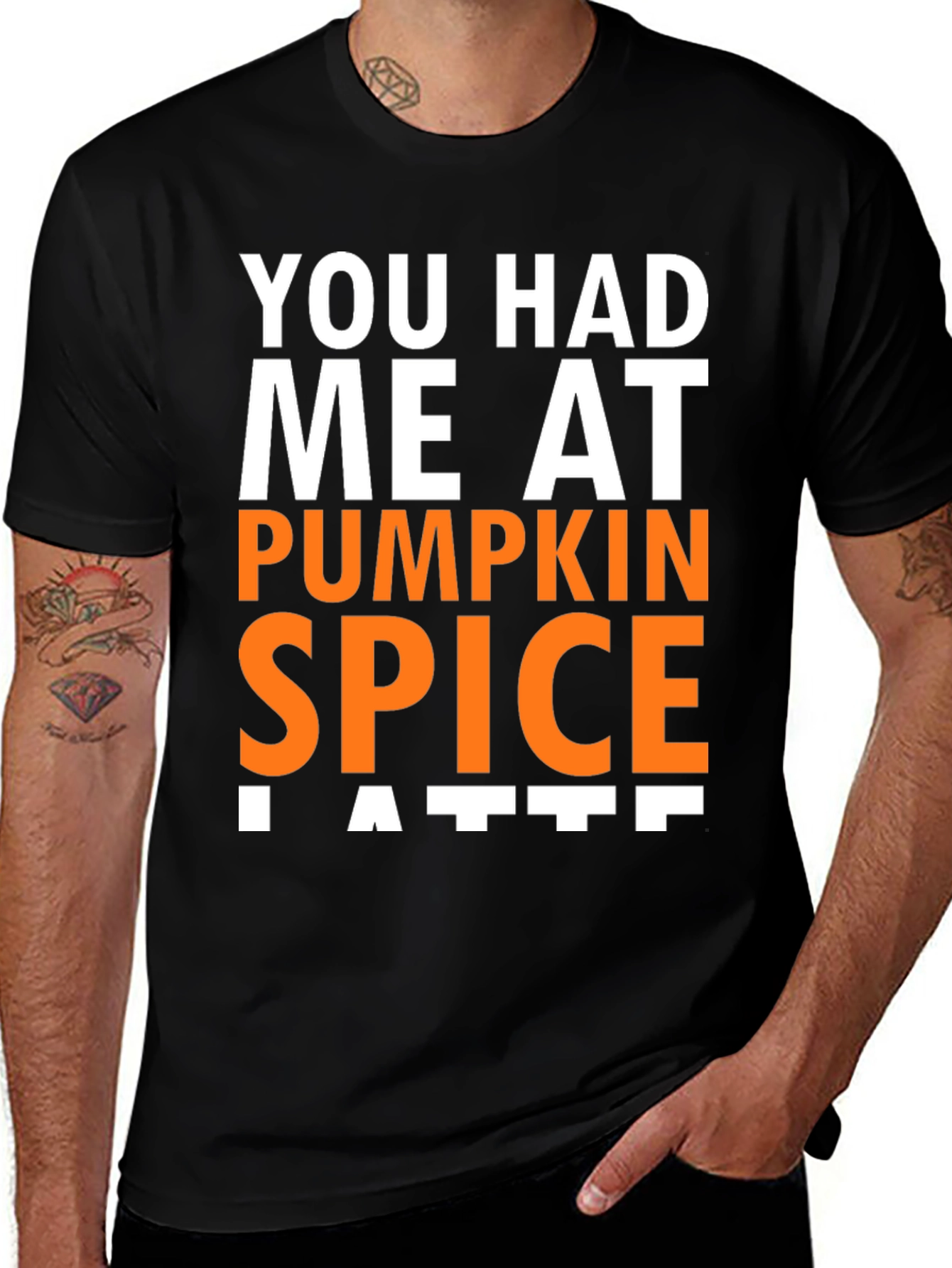 Variant 15 of Pumpkin Spice Latte Graphic T-Shirt - Fall Fashion