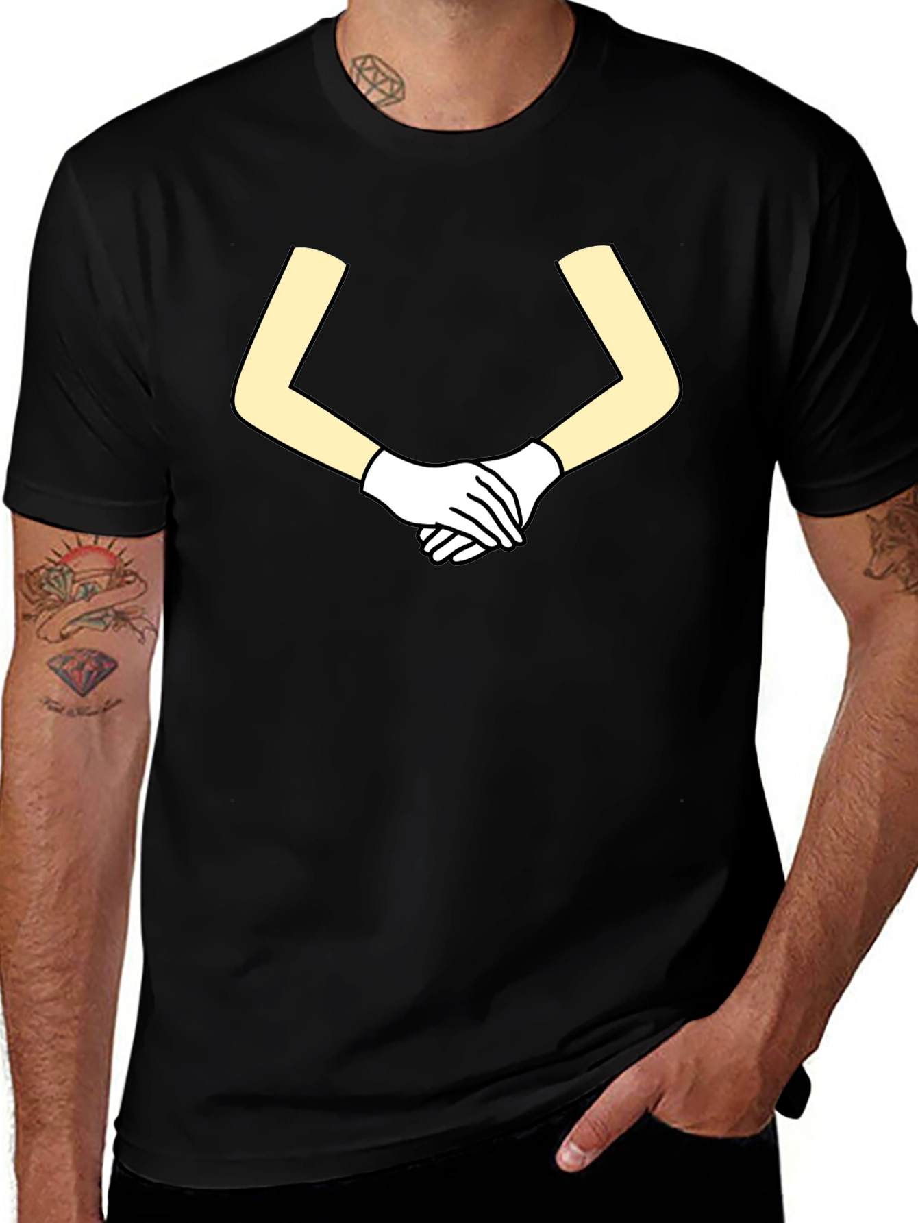 Graphic Handshake T-Shirt