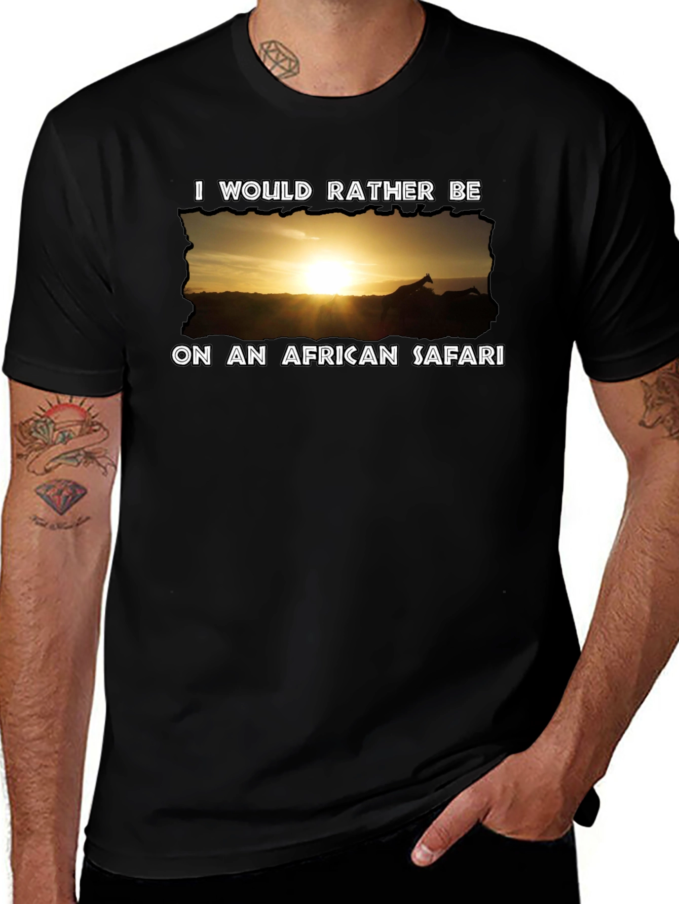 Variant 9 of African Safari T-Shirt - Travel Nature Tee