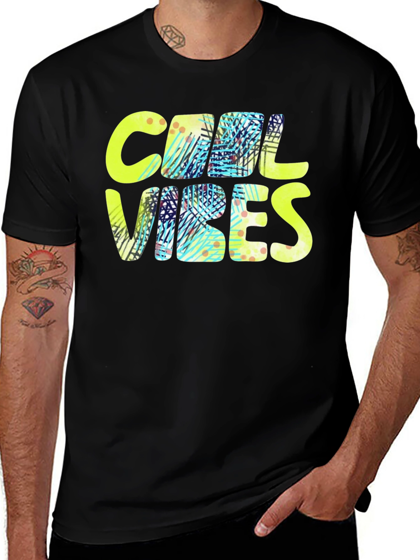 Variant 28 of Cool Vibes Graphic T-Shirt