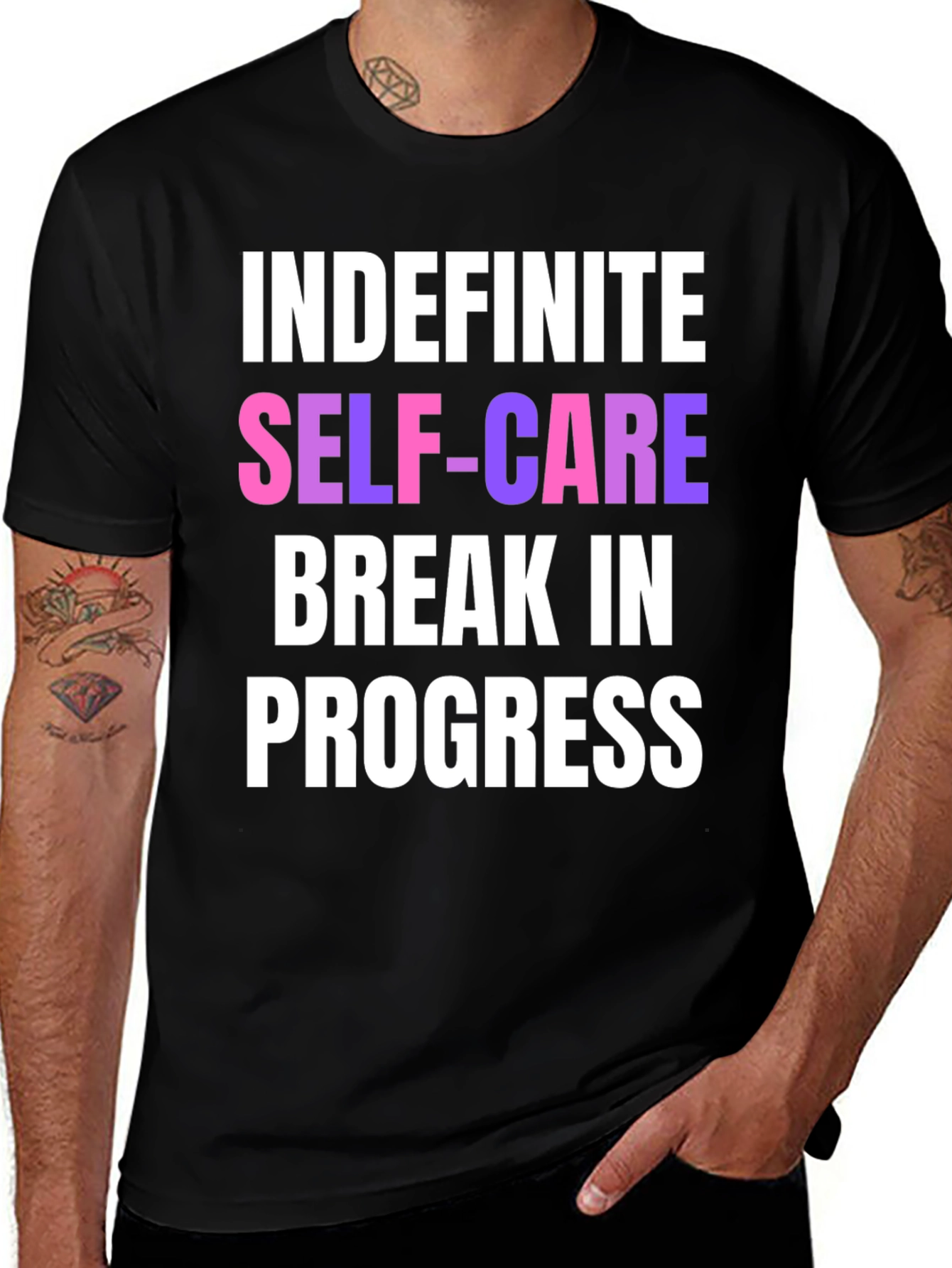 Variant 30 of Indefinite Self-Care Break T-Shirt
