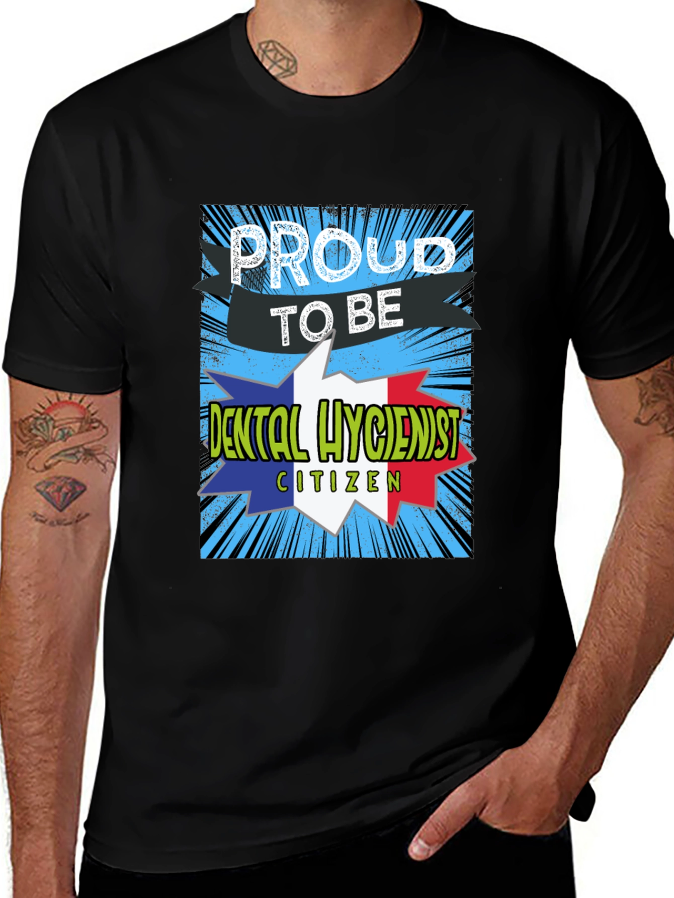 Variant 8 of Proud Dental Hygienist Citizen T-Shirt