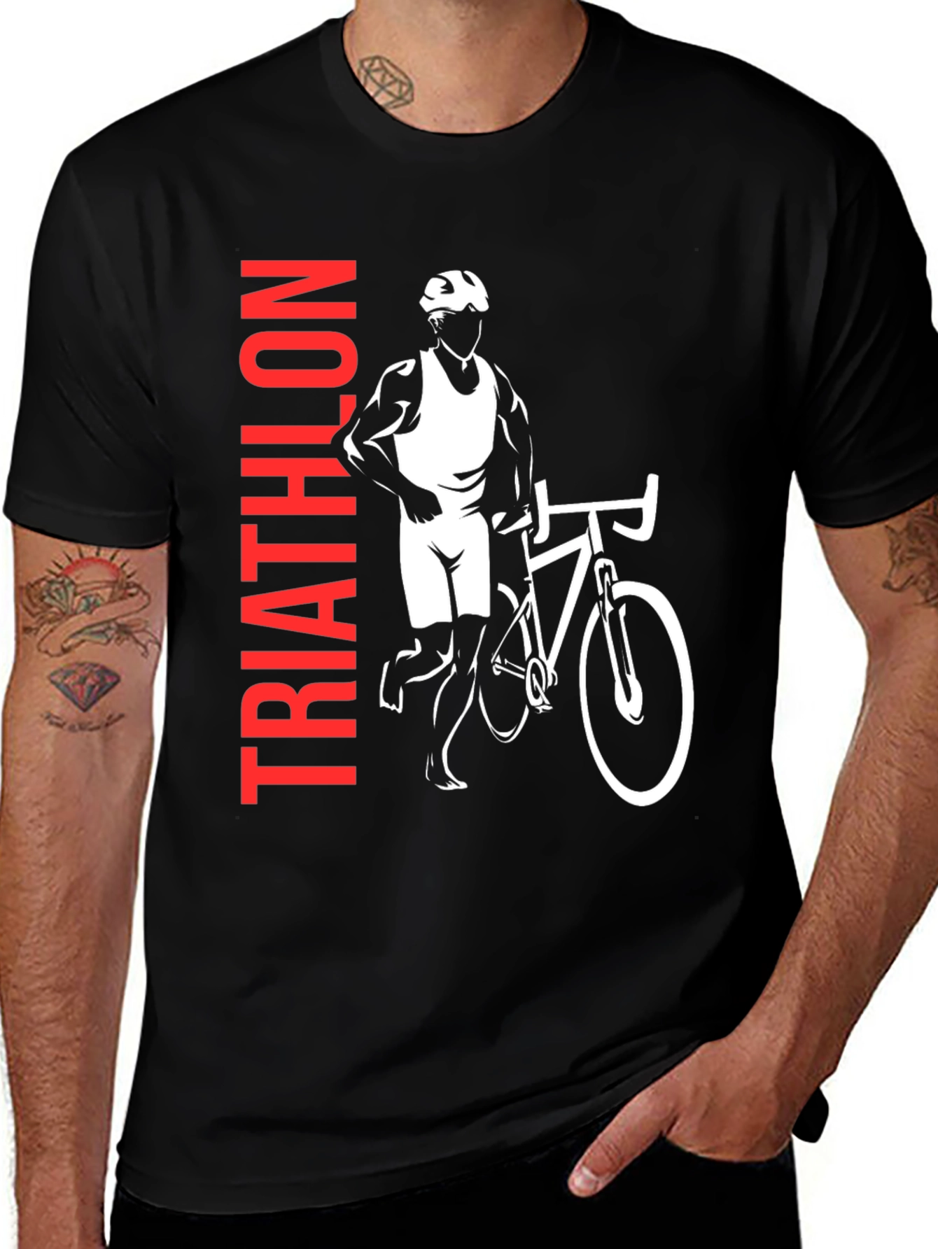 Triathlon T-Shirt - Sporty Design for Athletes