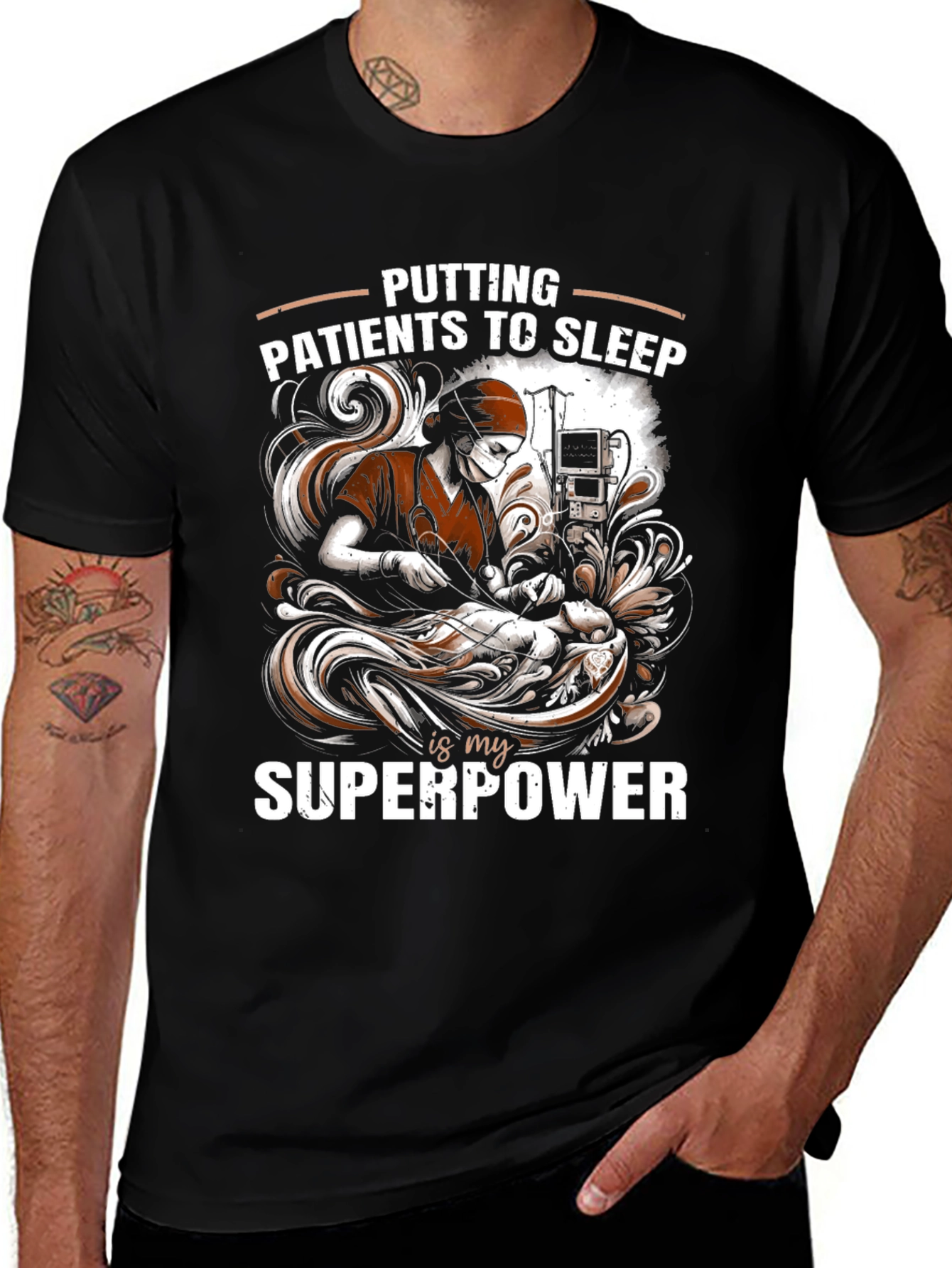 Variant 22 of Anesthetist Superpower T-Shirt