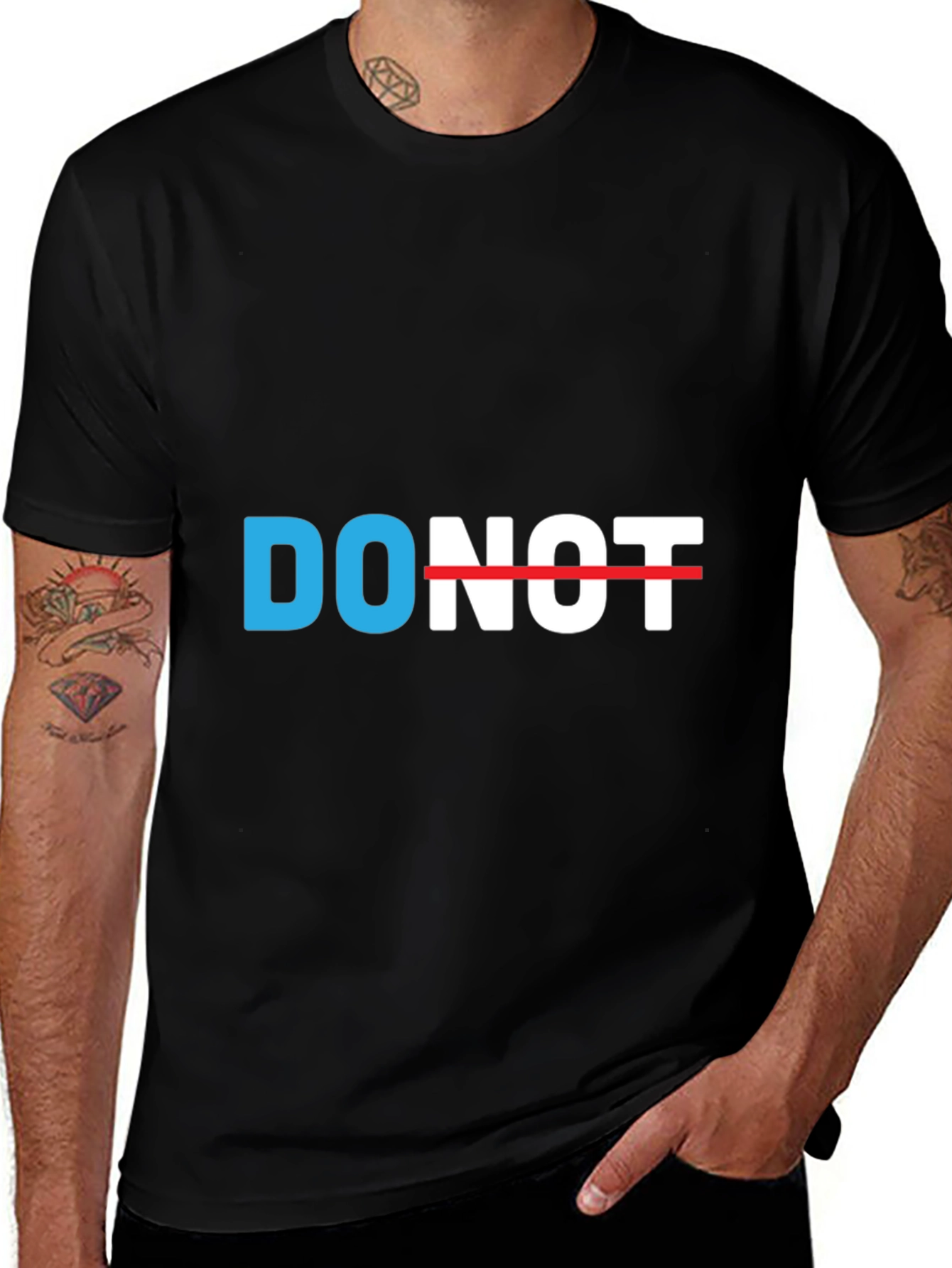 Variant 8 of Do Not T-Shirt - Stylish Graphic Tee for Everyday Wear