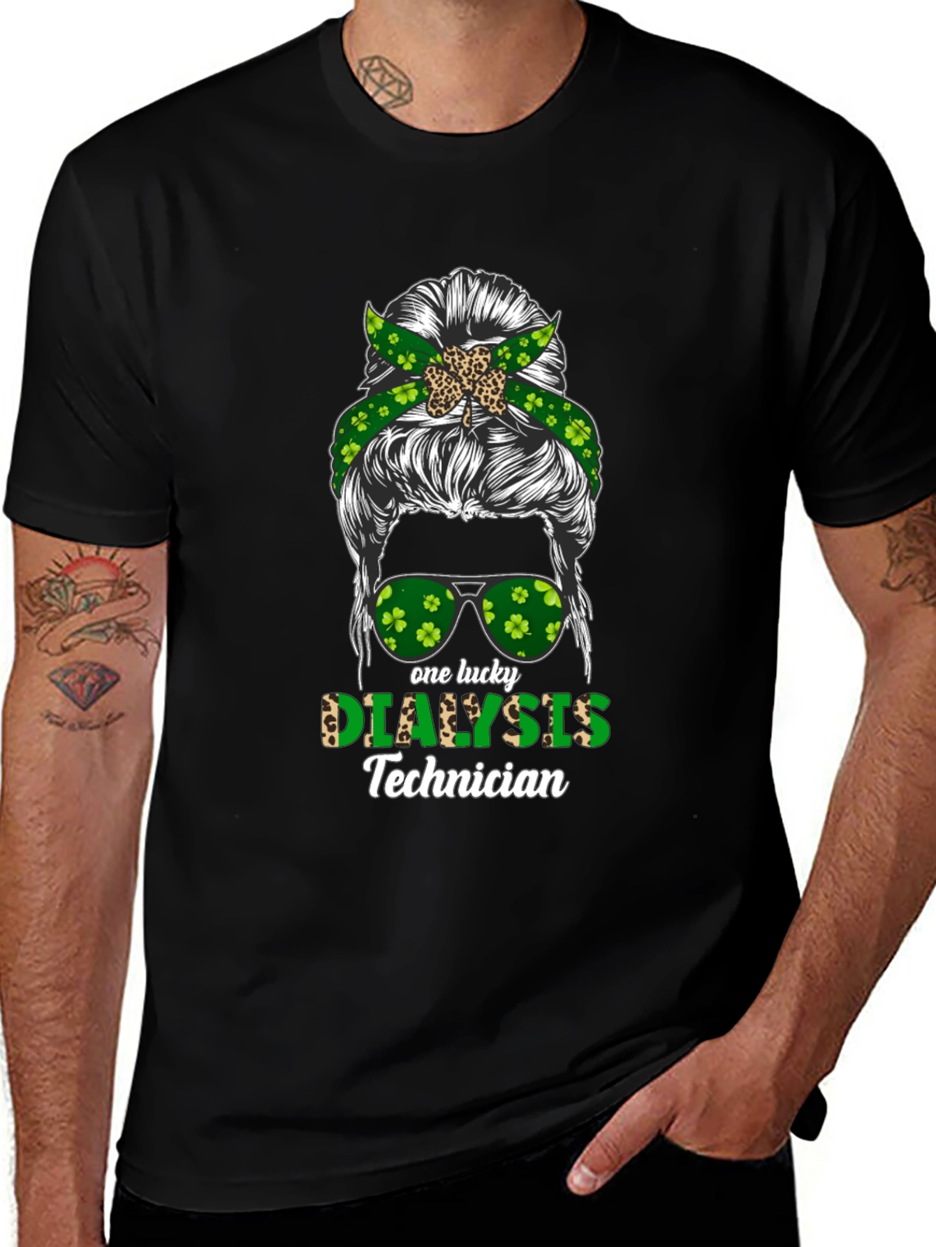 Lucky Dialysis Technician St. Patrick's Day T-Shirt