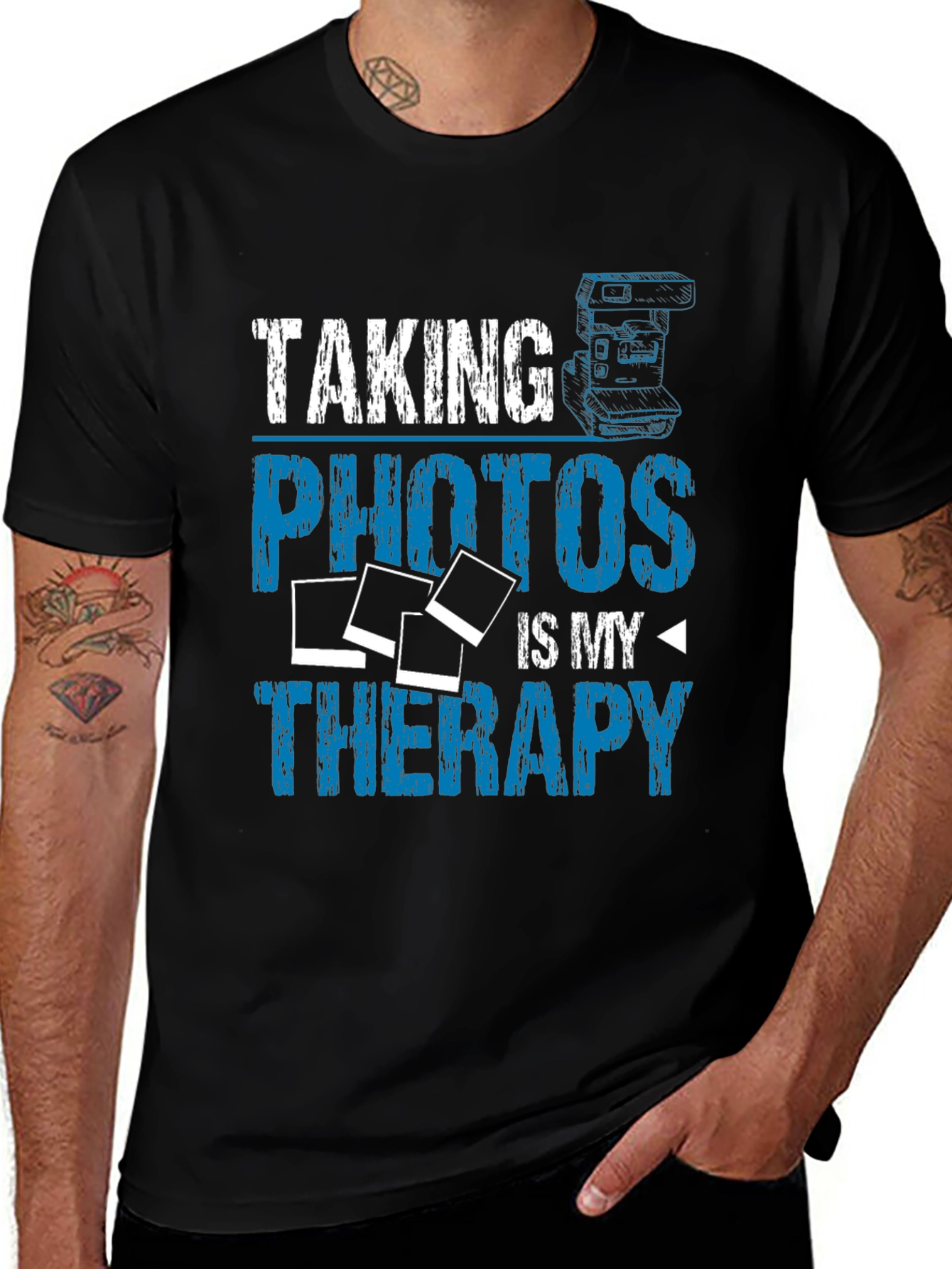 Variant 16 of Photography Therapy T-Shirt - Camera Lover Tee