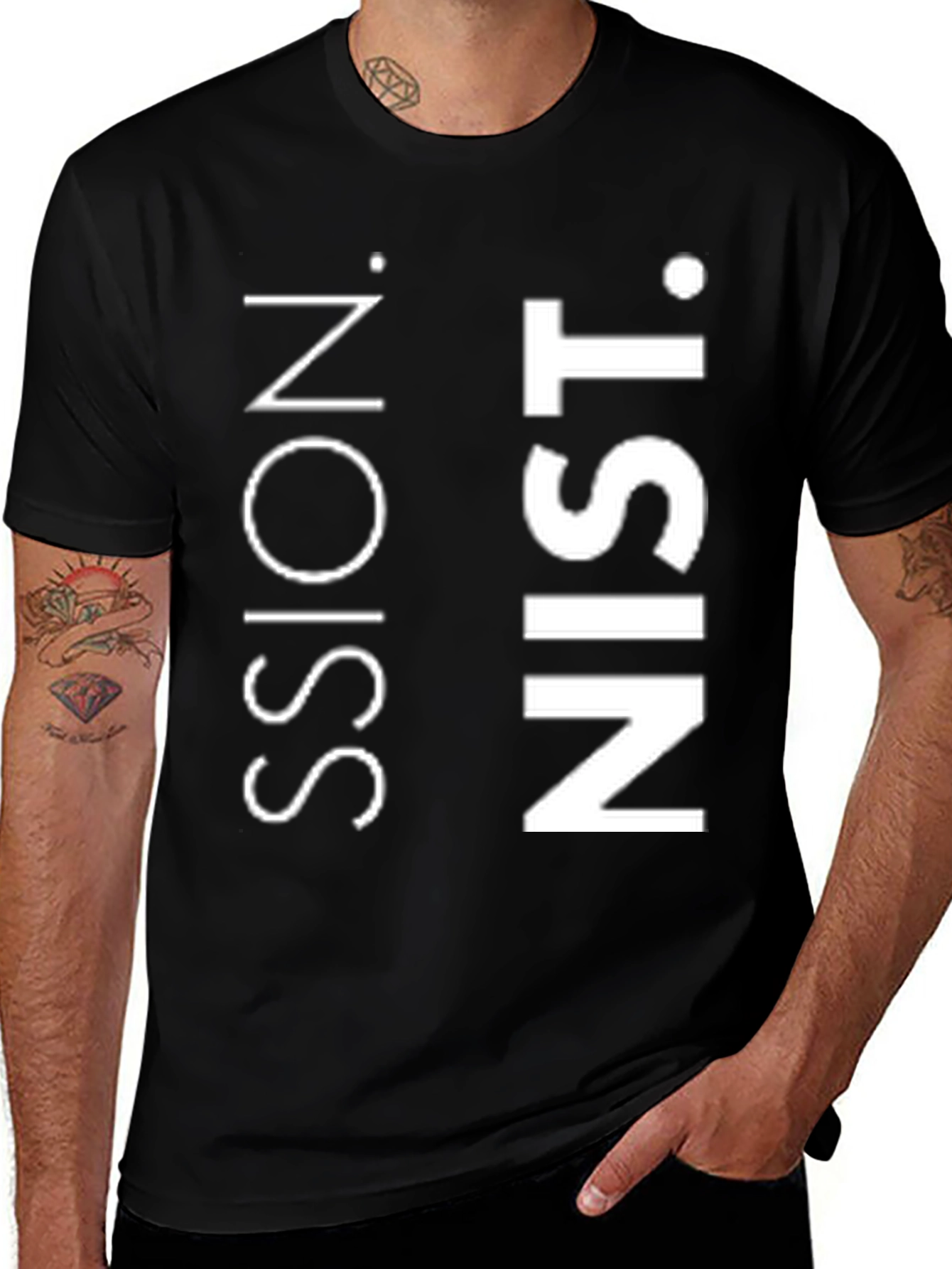Variant 18 of NIST Mission Black Graphic Tee