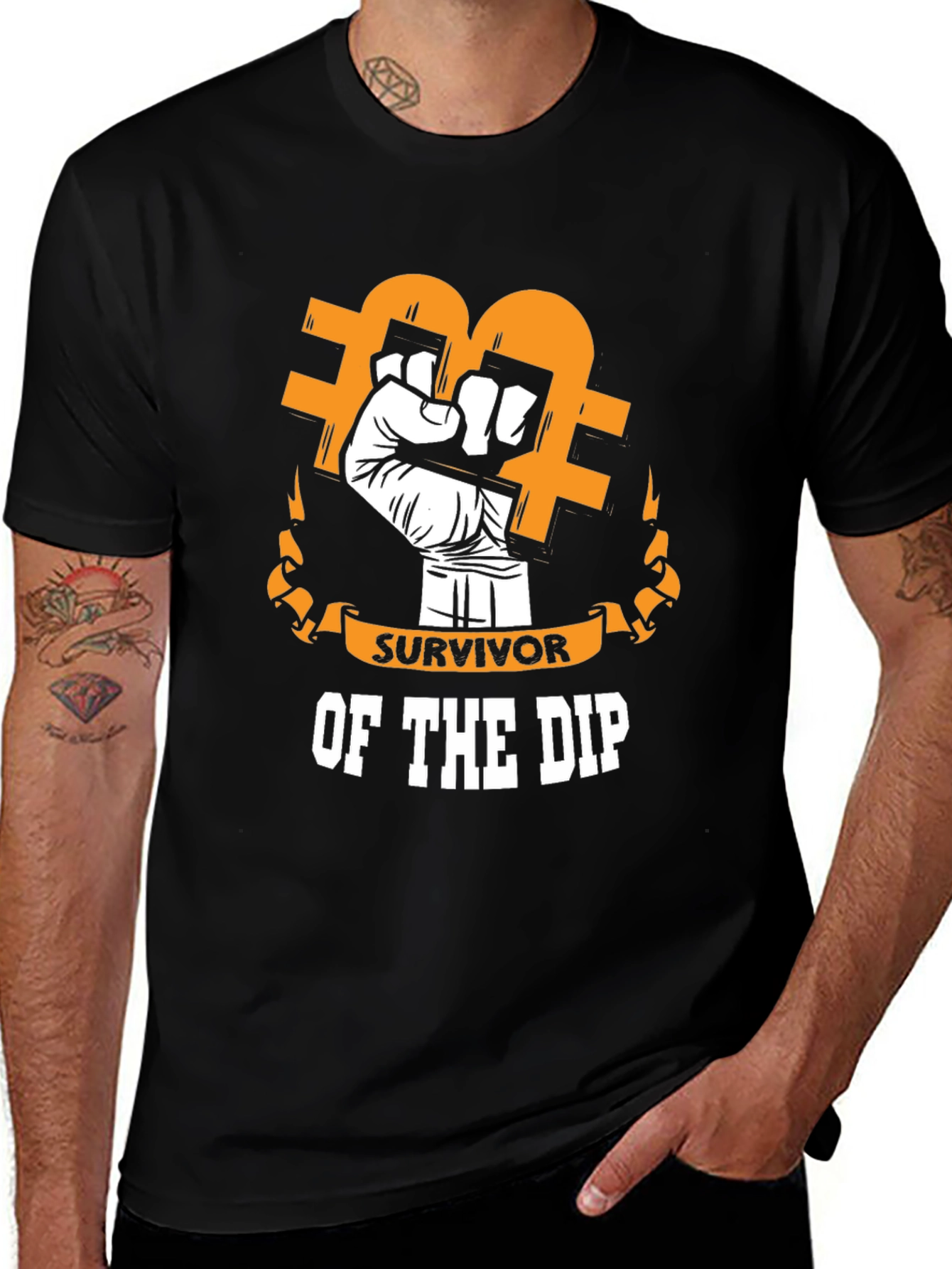 Survivor of The Dip Bitcoin T-Shirt