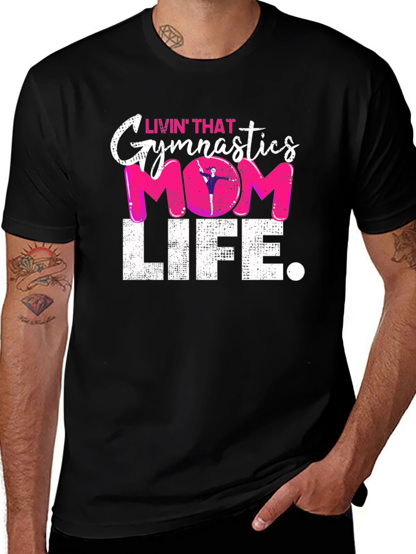 Variant 24 of Gymnastics Mom Life T-Shirt - Perfect for Gymnastics Moms