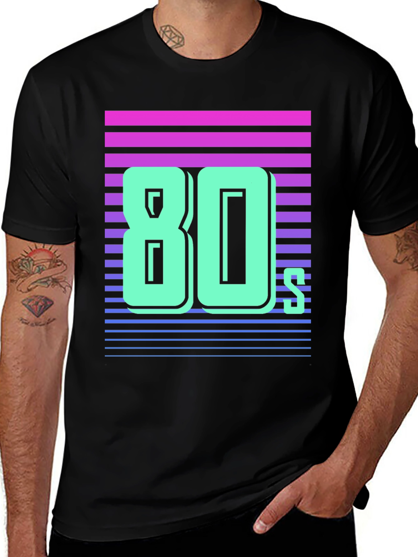 Variant 2 of Retro 80s Graphic Tee - Vintage Style T-Shirt
