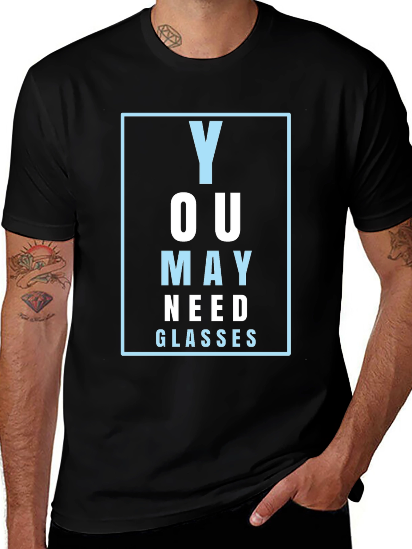 Variant 6 of You May Need Glasses Graphic Tee