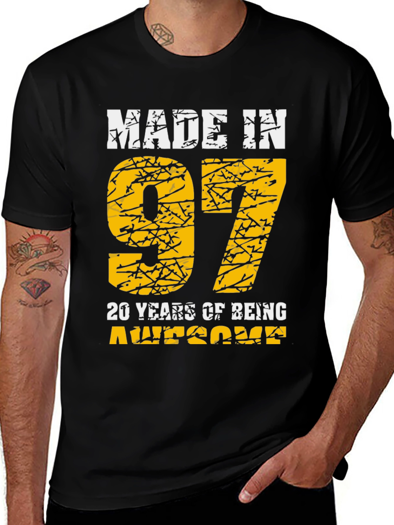 Variant 26 of Made In 97 Birthday Graphic Tee