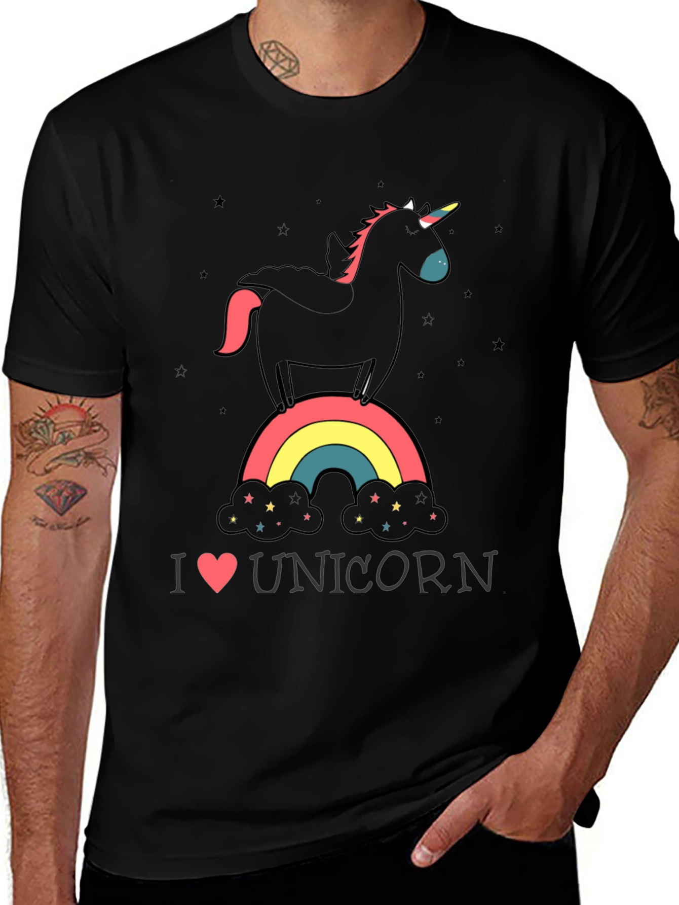 Variant 27 of I Heart Unicorn T-Shirt