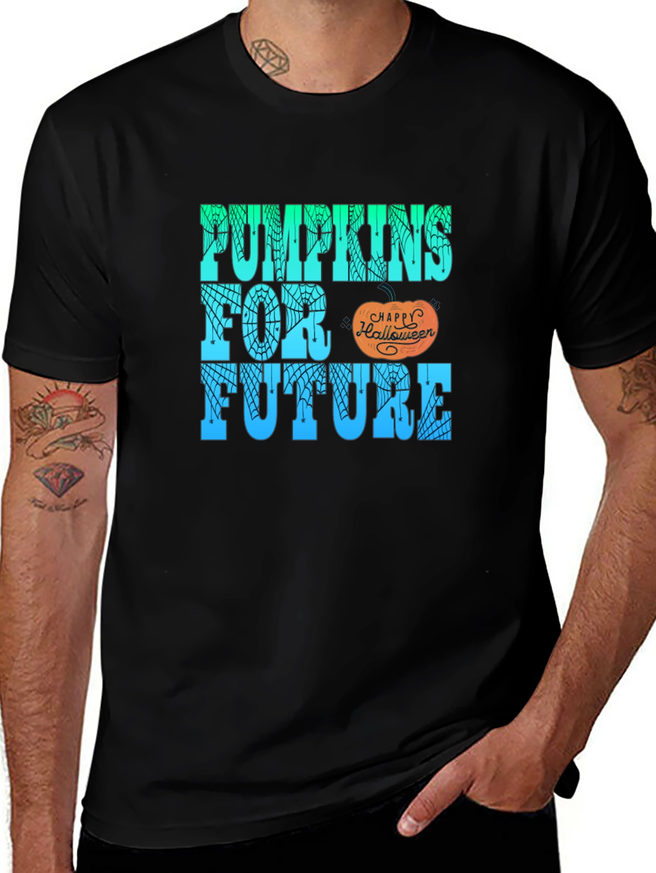 Variant 2 of Halloween Pumpkins for Future Graphic T-Shirt
