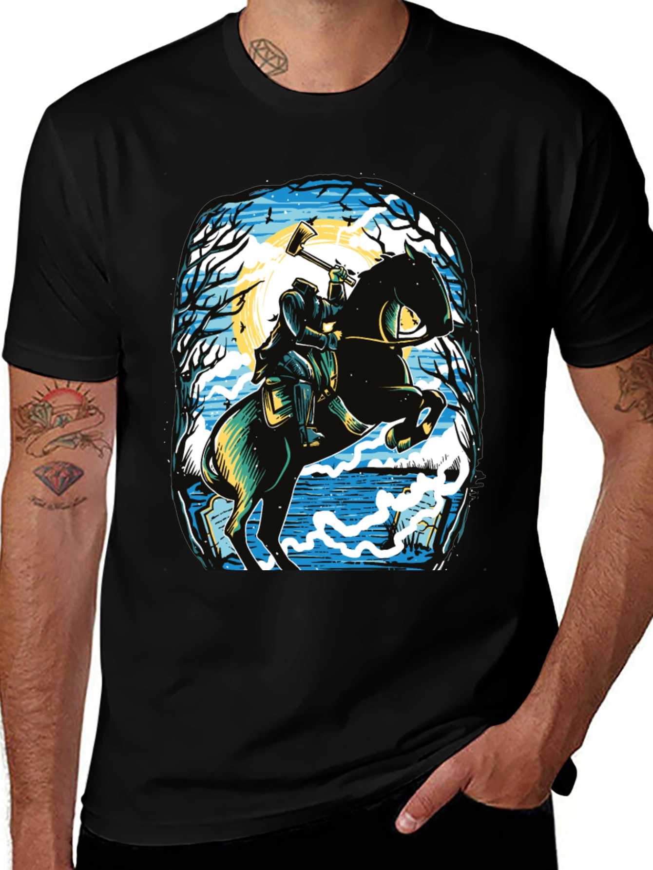 Headless Horseman T-Shirt - Spooky Halloween Tee