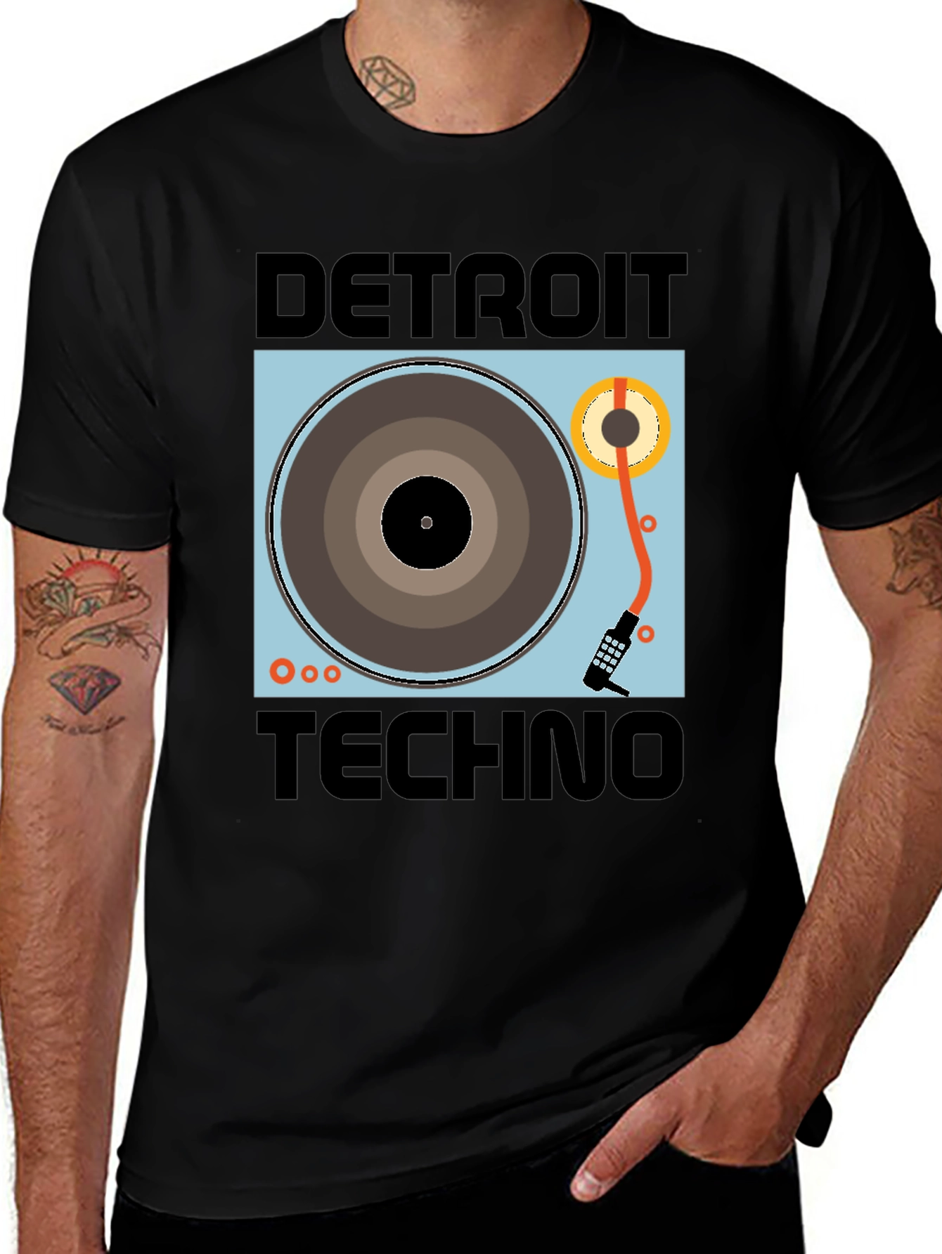 Detroit Techno T-Shirt - Graphic Tee for Music Lovers