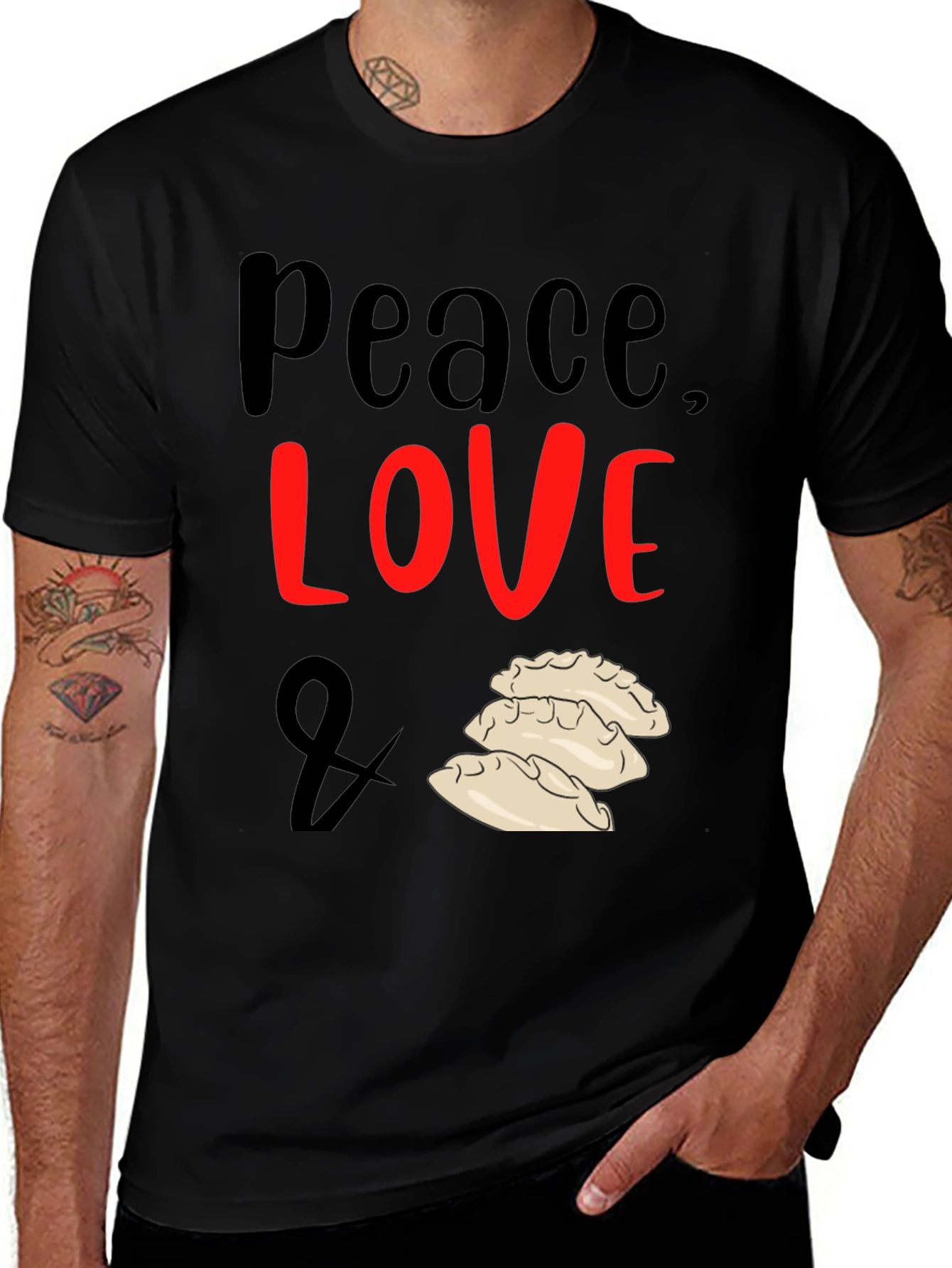 Variant 16 of Peace Love and Dumplings T-Shirt