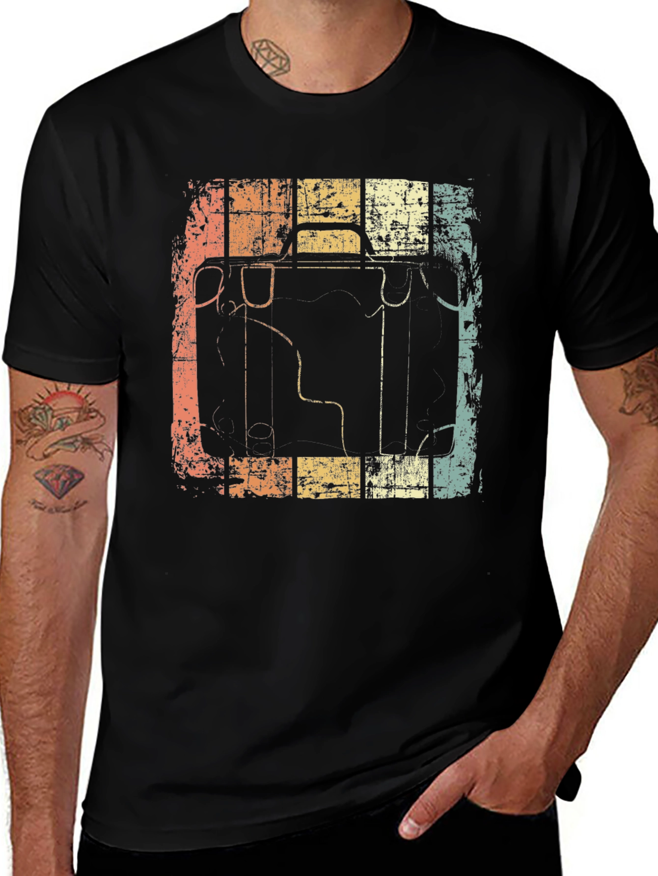 Retro Camera Graphic Tee - Vintage Style