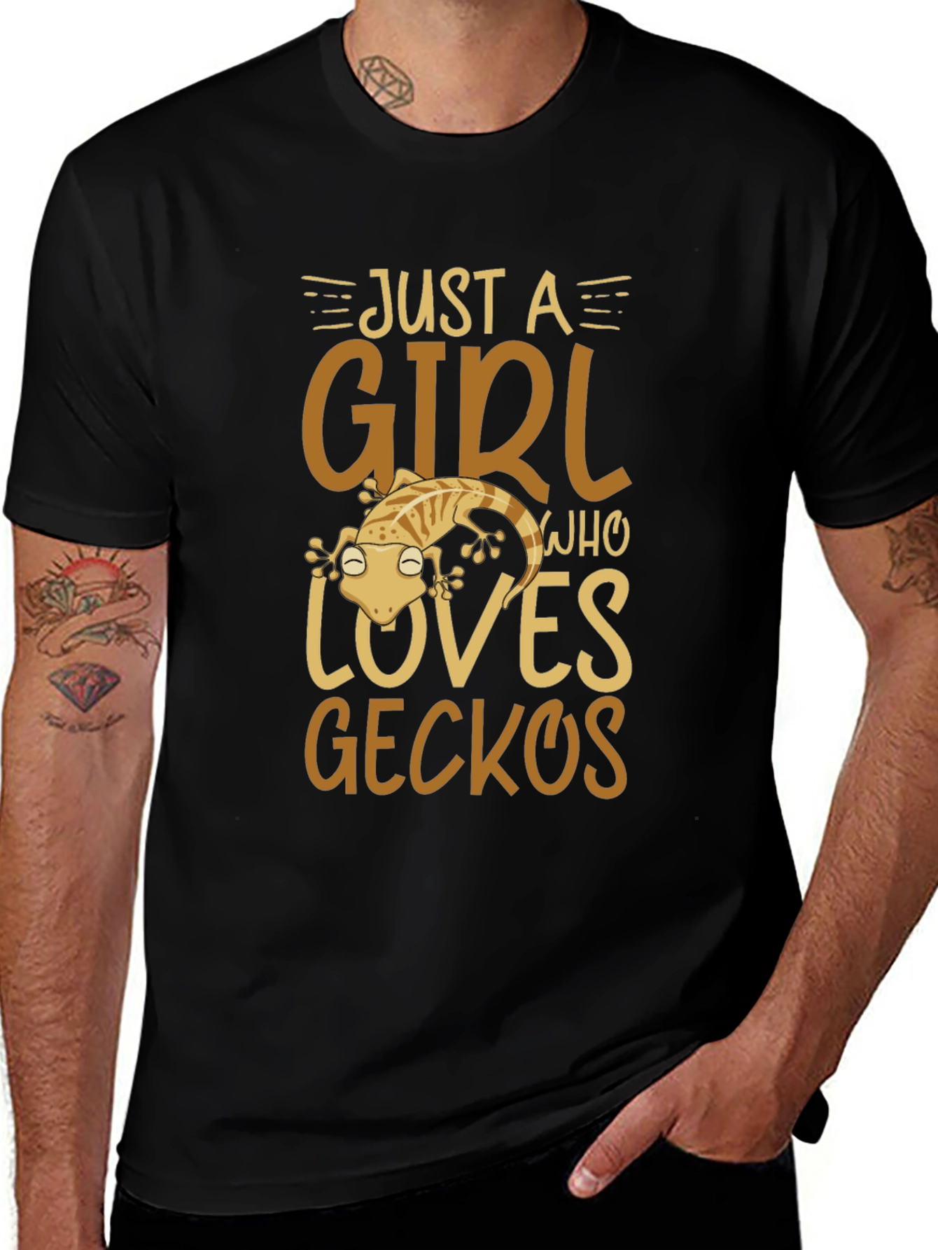 Variant 5 of Just A Girl Who Loves Geckos T-Shirt